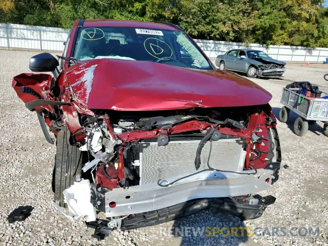 9 Photograph of a damaged car 2T3F1RFV6MC148994 TOYOTA RAV4 2021