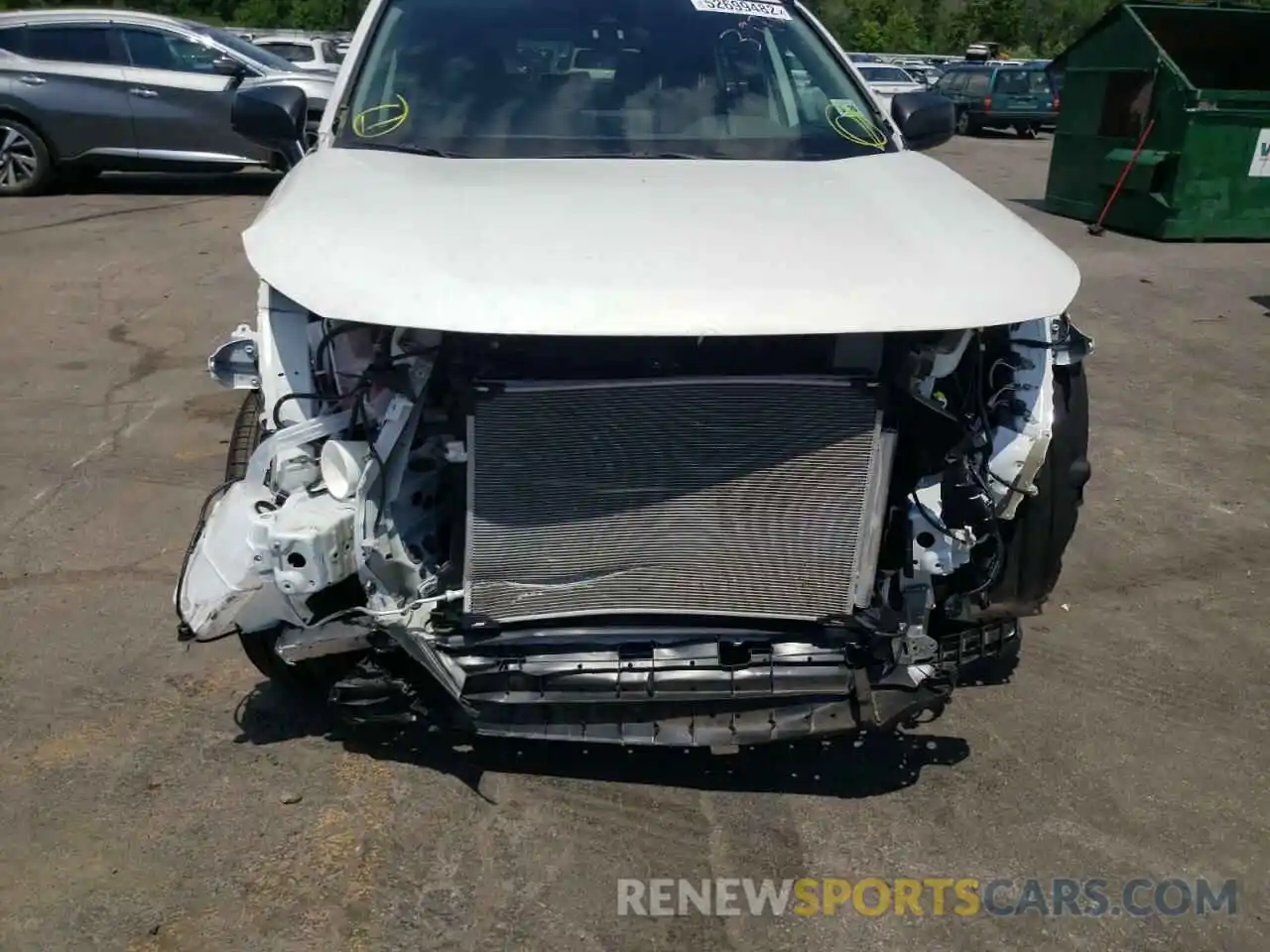 9 Photograph of a damaged car 2T3F1RFV6MC203976 TOYOTA RAV4 2021