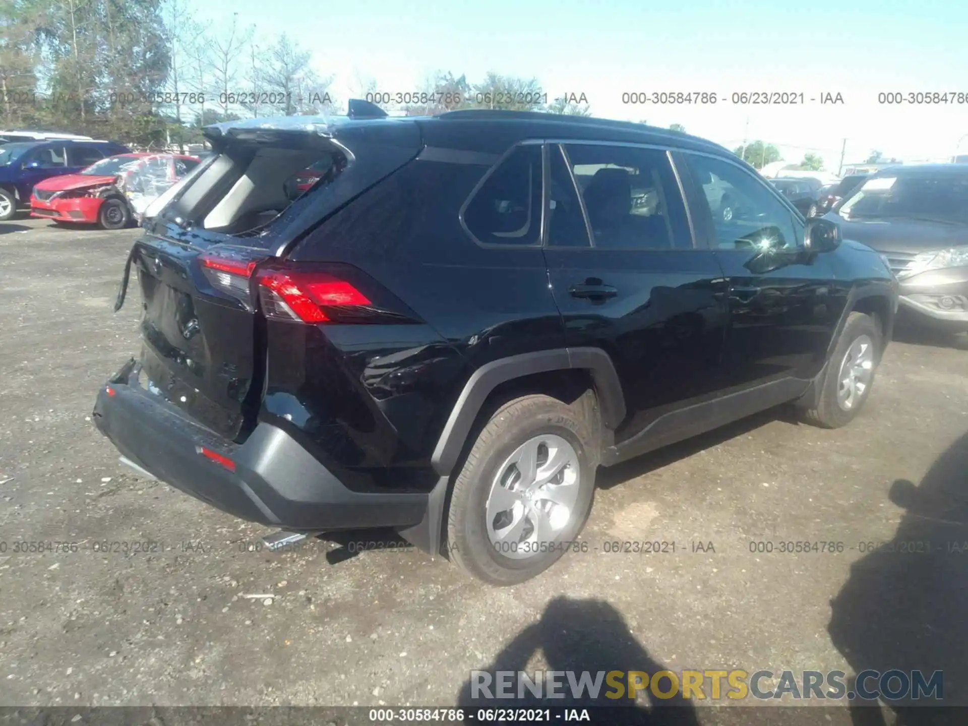 4 Photograph of a damaged car 2T3F1RFV6MC209616 TOYOTA RAV4 2021