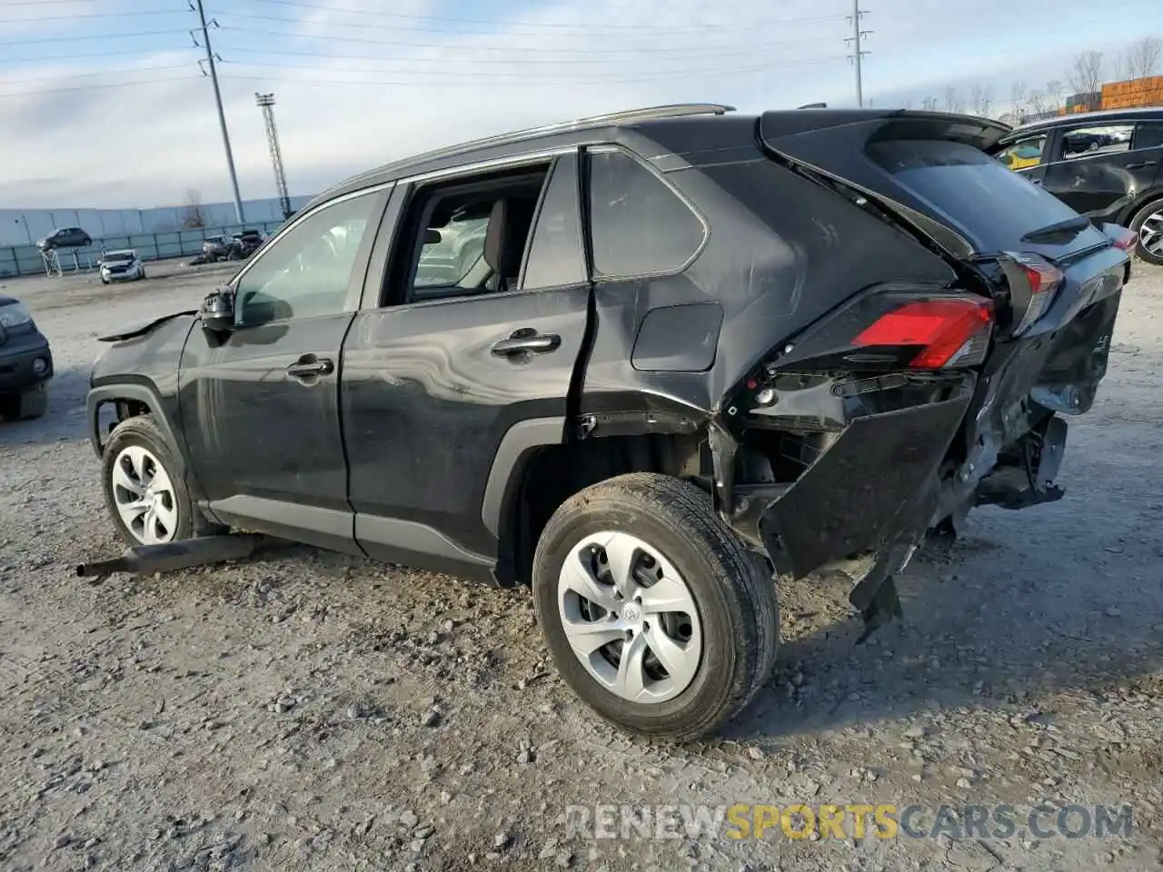 2 Photograph of a damaged car 2T3F1RFV6MC219286 TOYOTA RAV4 2021