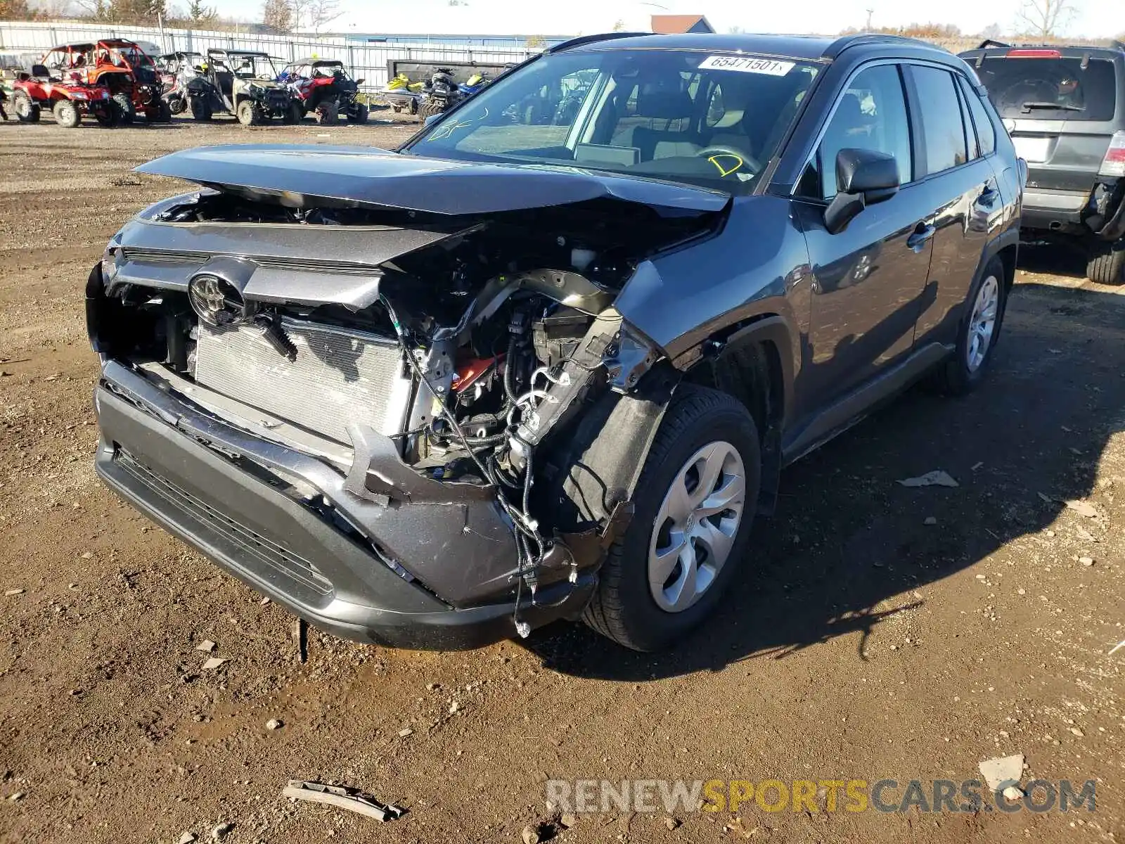 2 Photograph of a damaged car 2T3F1RFV6MC224777 TOYOTA RAV4 2021