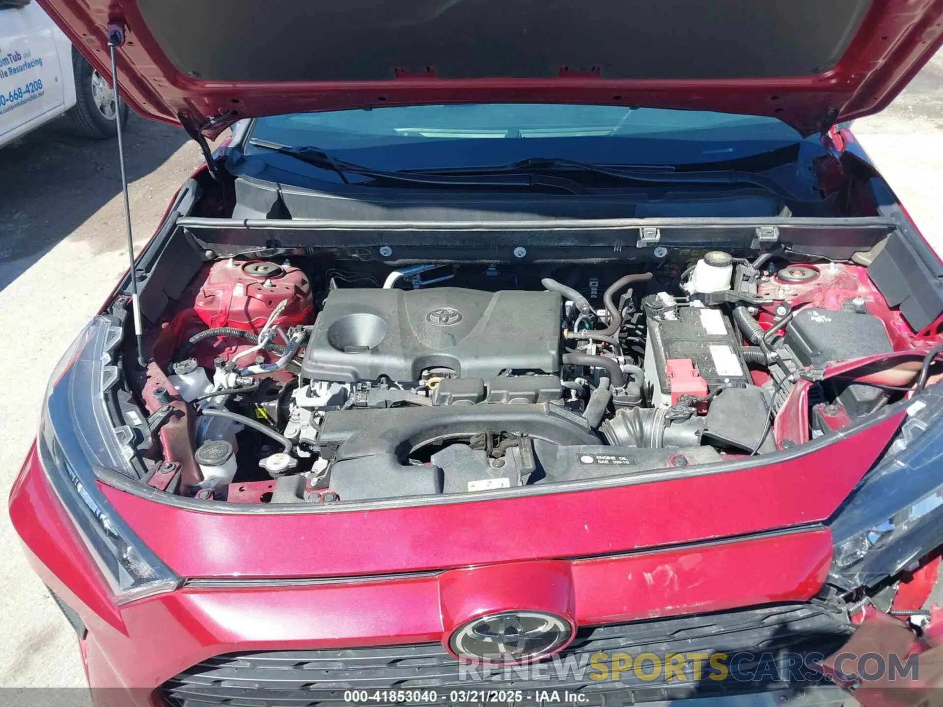 10 Photograph of a damaged car 2T3F1RFV6MW153188 TOYOTA RAV4 2021