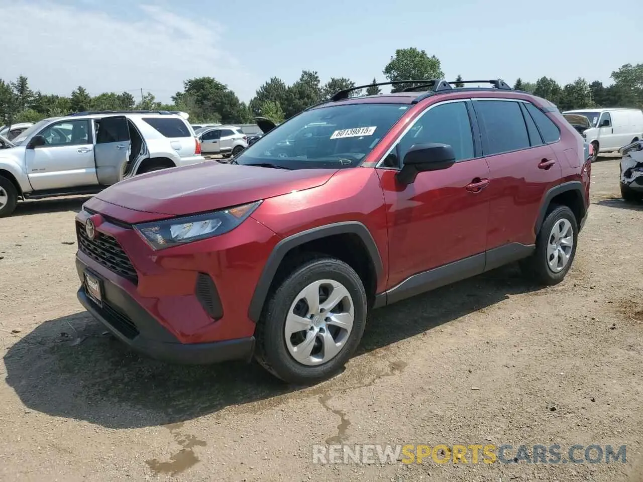 1 Photograph of a damaged car 2T3F1RFV6MW173053 TOYOTA RAV4 2021
