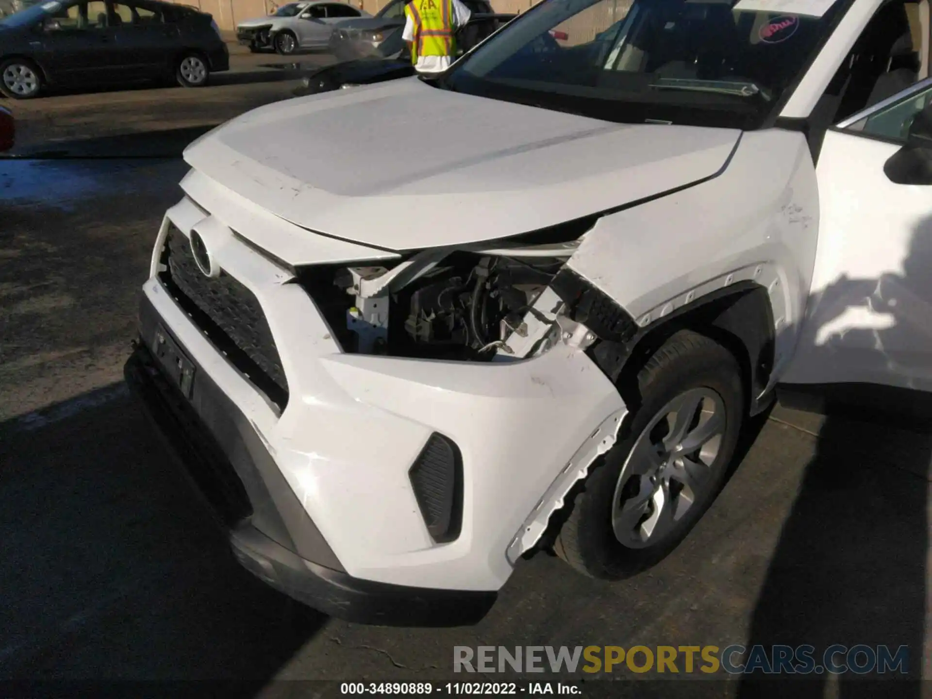 6 Photograph of a damaged car 2T3F1RFV6MW195182 TOYOTA RAV4 2021