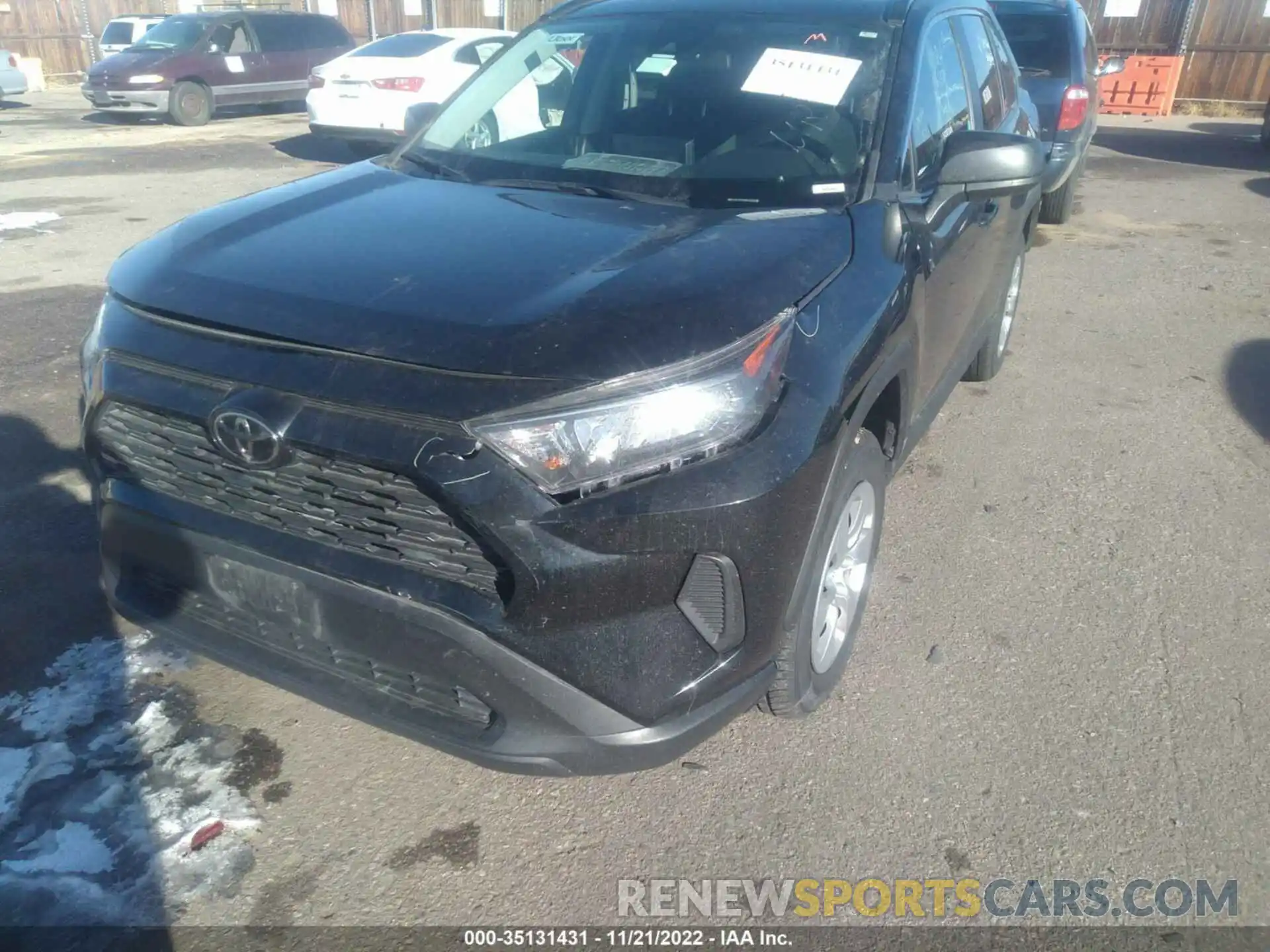 6 Photograph of a damaged car 2T3F1RFV6MW195716 TOYOTA RAV4 2021