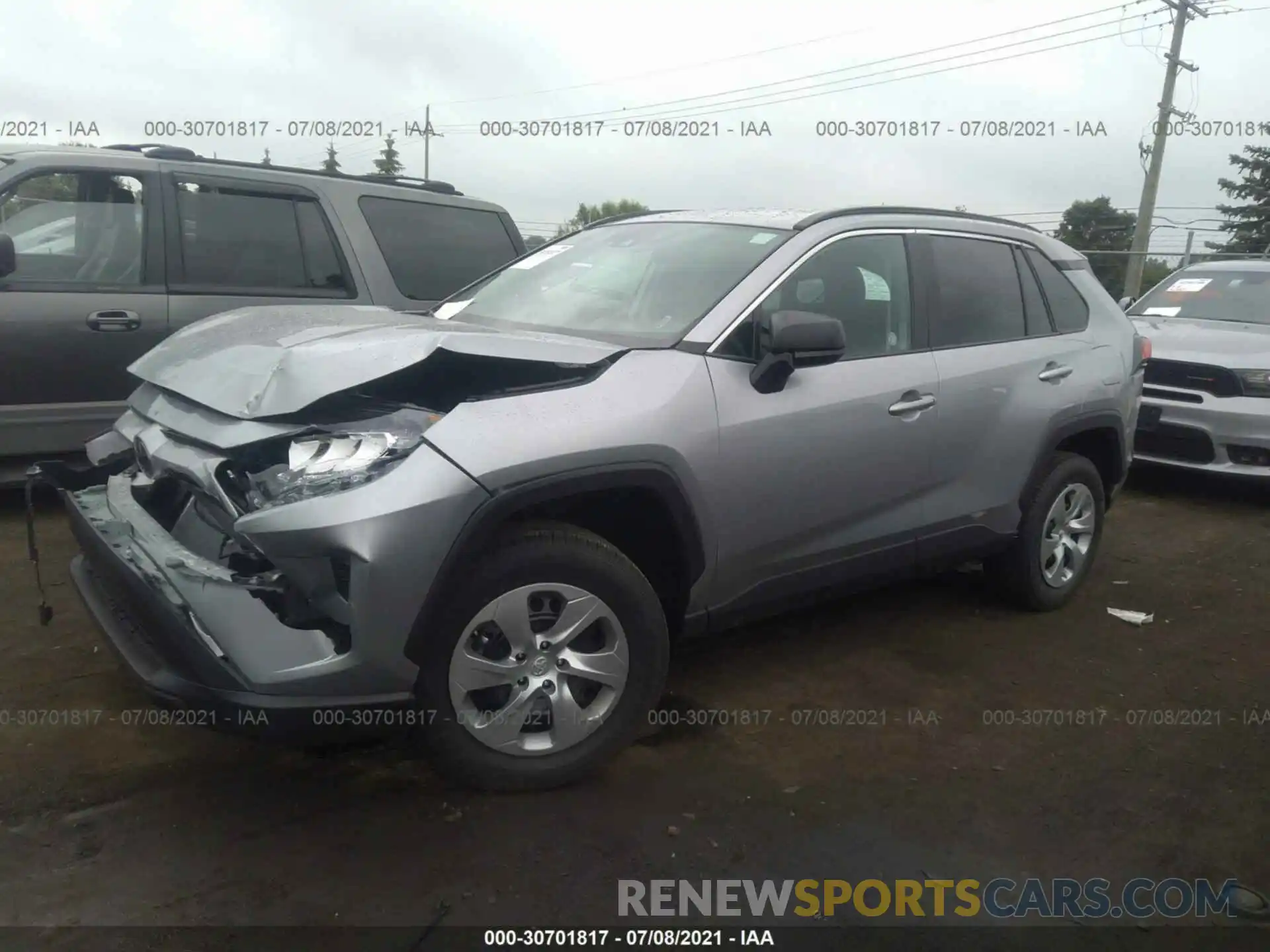 2 Photograph of a damaged car 2T3F1RFV6MW205080 TOYOTA RAV4 2021