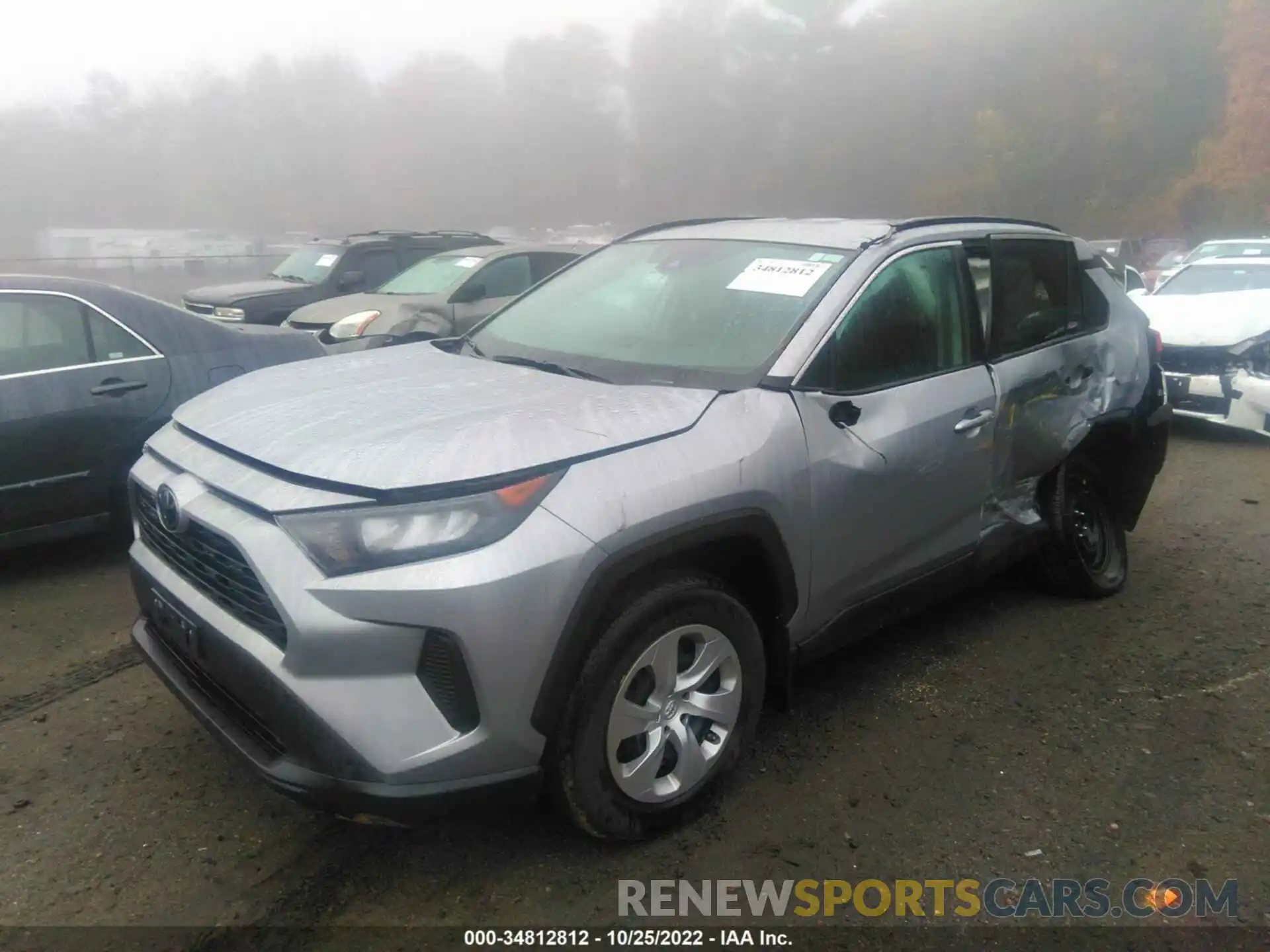 2 Photograph of a damaged car 2T3F1RFV6MW227564 TOYOTA RAV4 2021