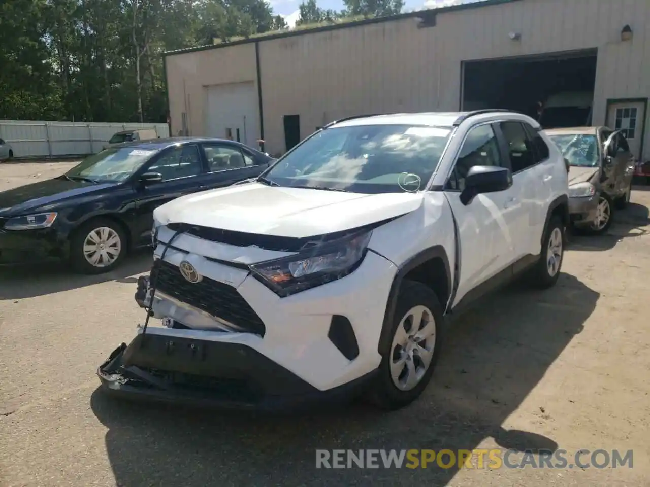 2 Photograph of a damaged car 2T3F1RFV7MC156974 TOYOTA RAV4 2021