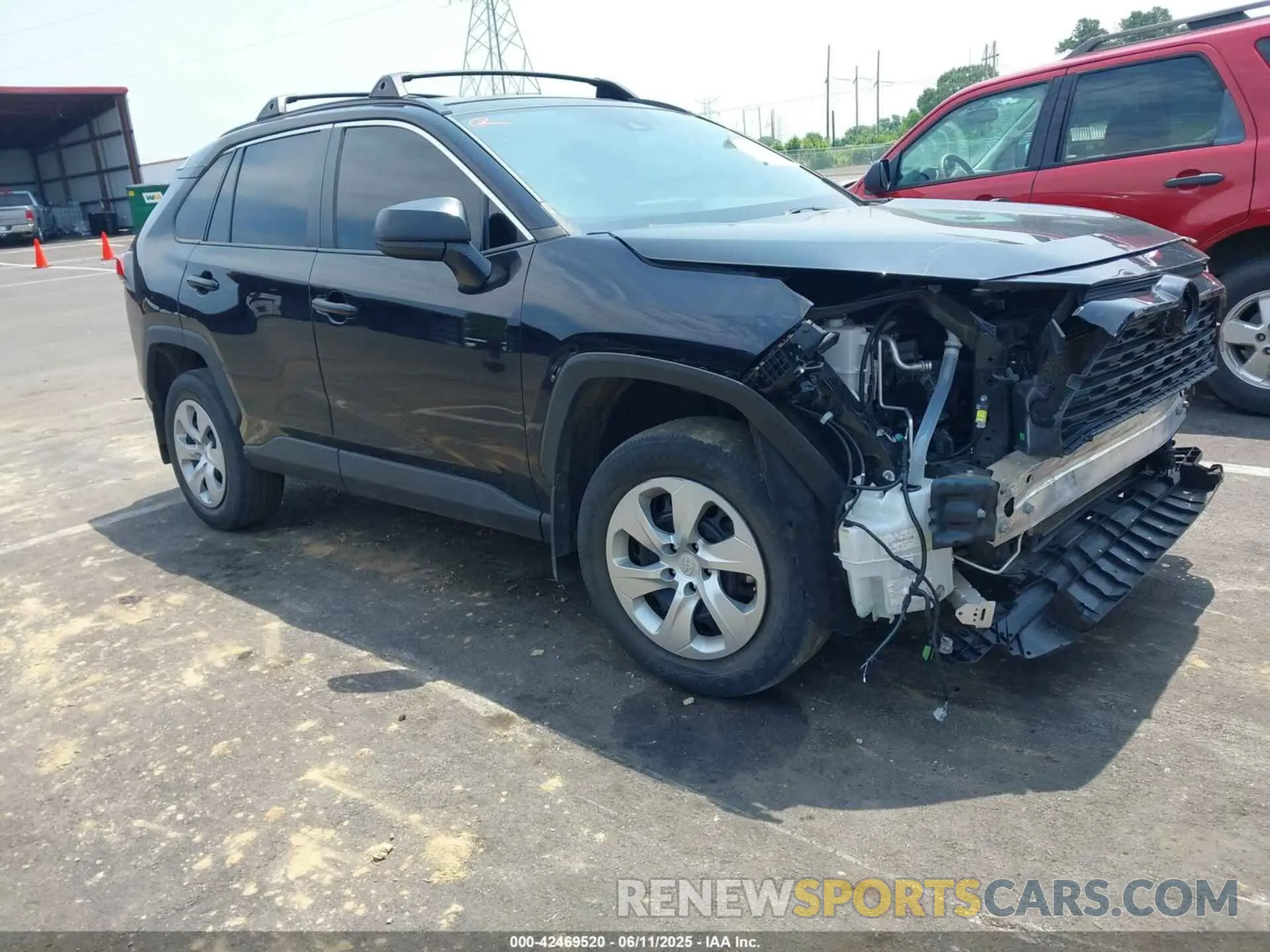 1 Photograph of a damaged car 2T3F1RFV7MC157414 TOYOTA RAV4 2021