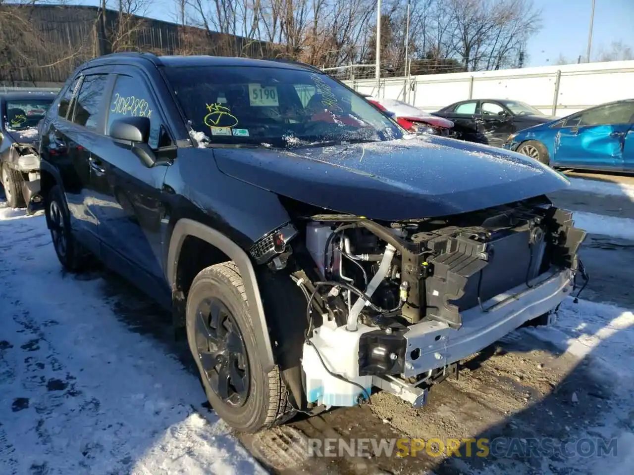 1 Photograph of a damaged car 2T3F1RFV7MC163147 TOYOTA RAV4 2021