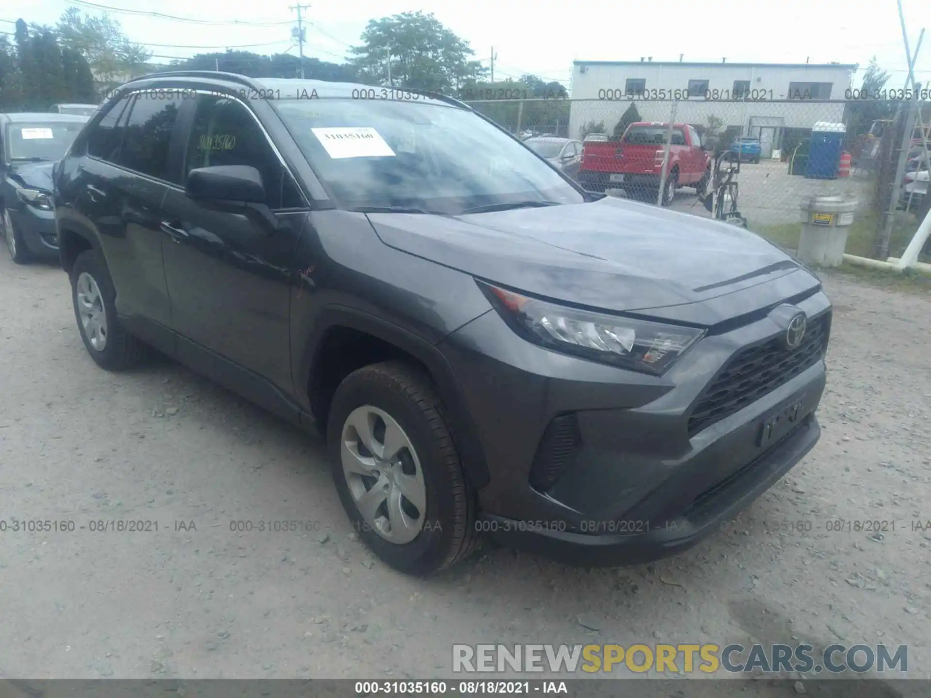 1 Photograph of a damaged car 2T3F1RFV7MC194592 TOYOTA RAV4 2021