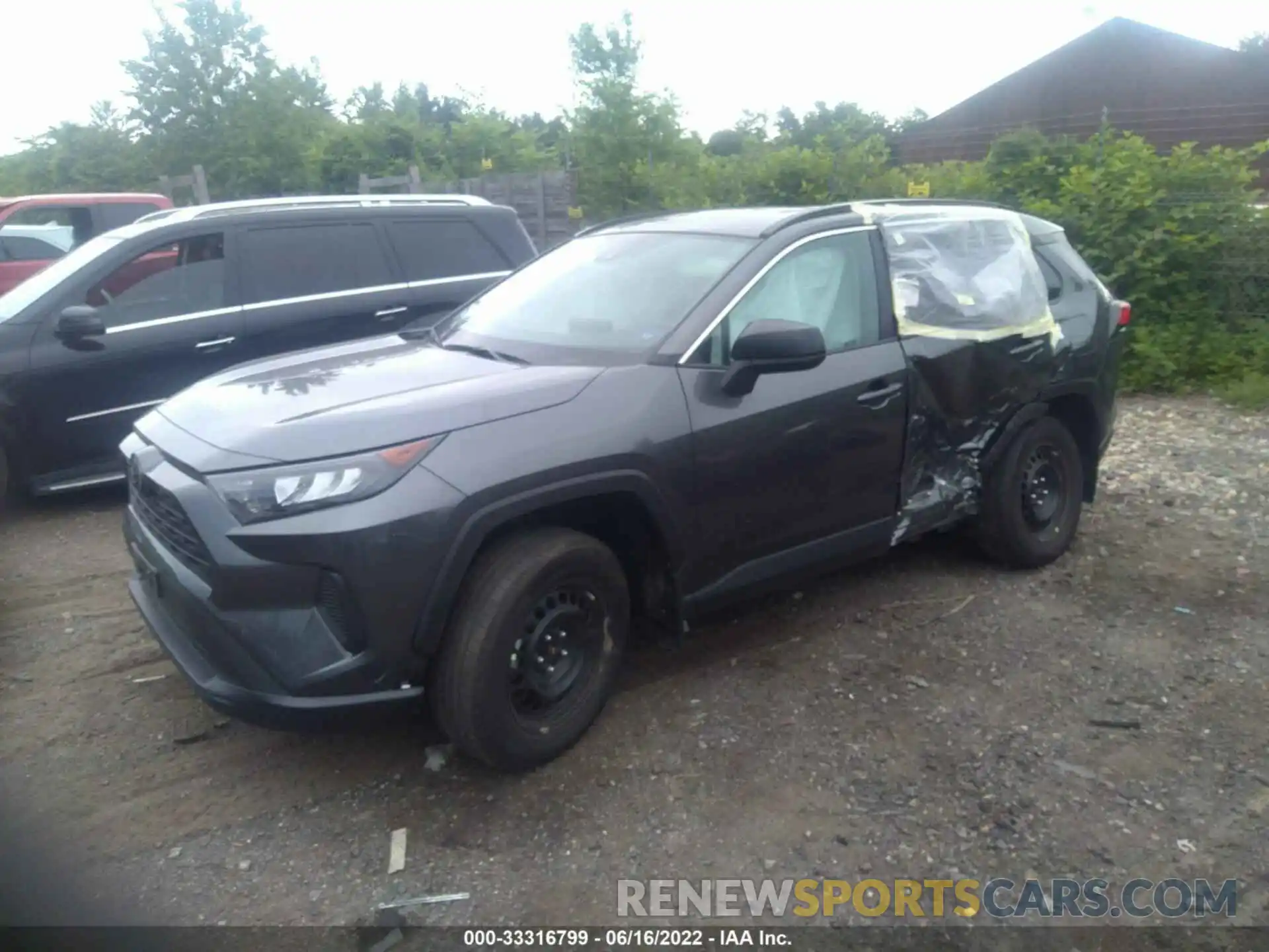 2 Photograph of a damaged car 2T3F1RFV7MC196505 TOYOTA RAV4 2021