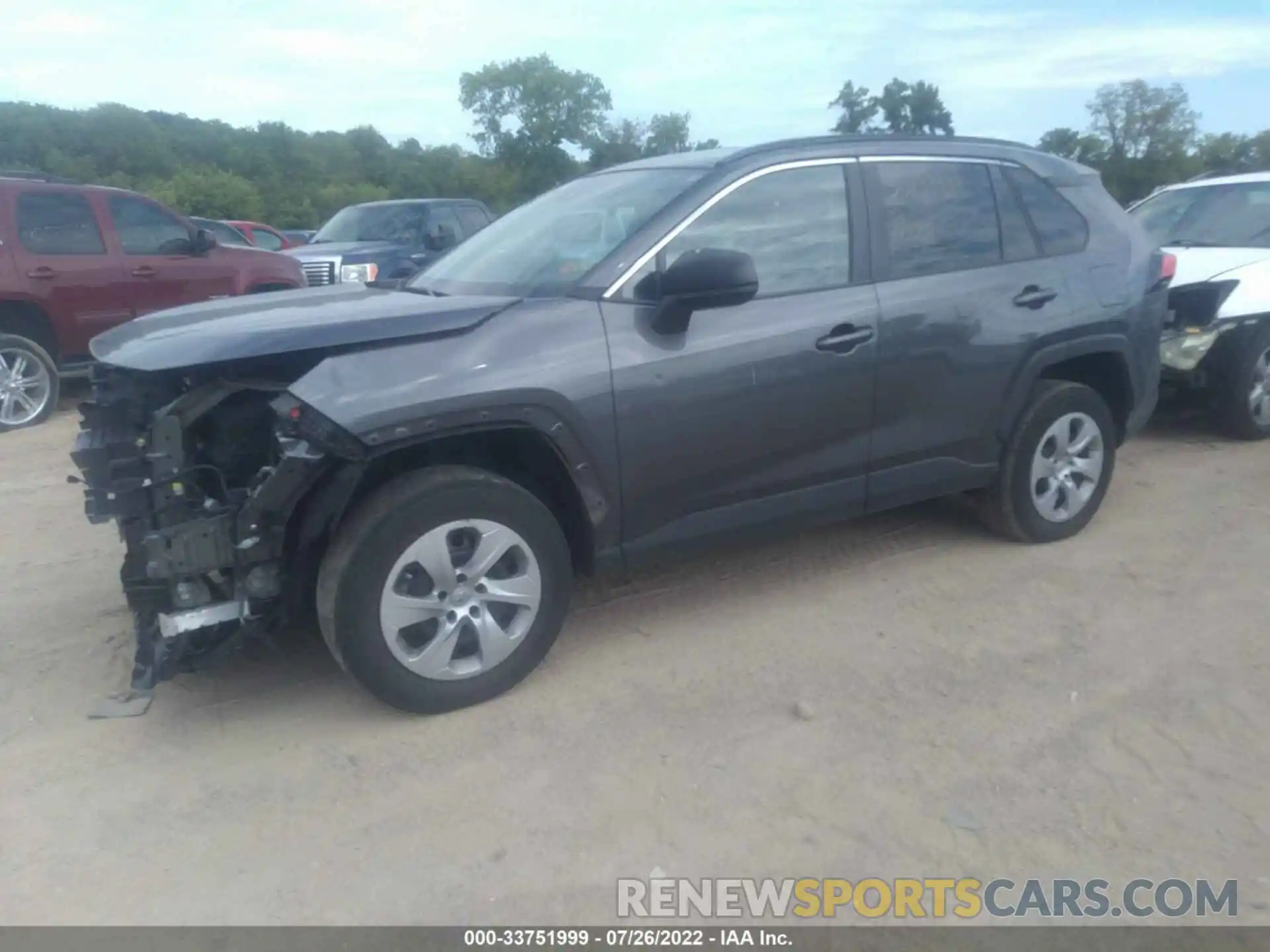 2 Photograph of a damaged car 2T3F1RFV7MC216171 TOYOTA RAV4 2021