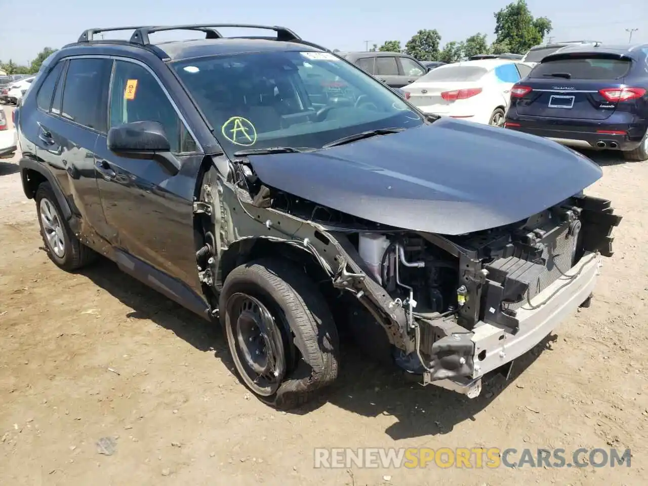 1 Photograph of a damaged car 2T3F1RFV7MC229020 TOYOTA RAV4 2021