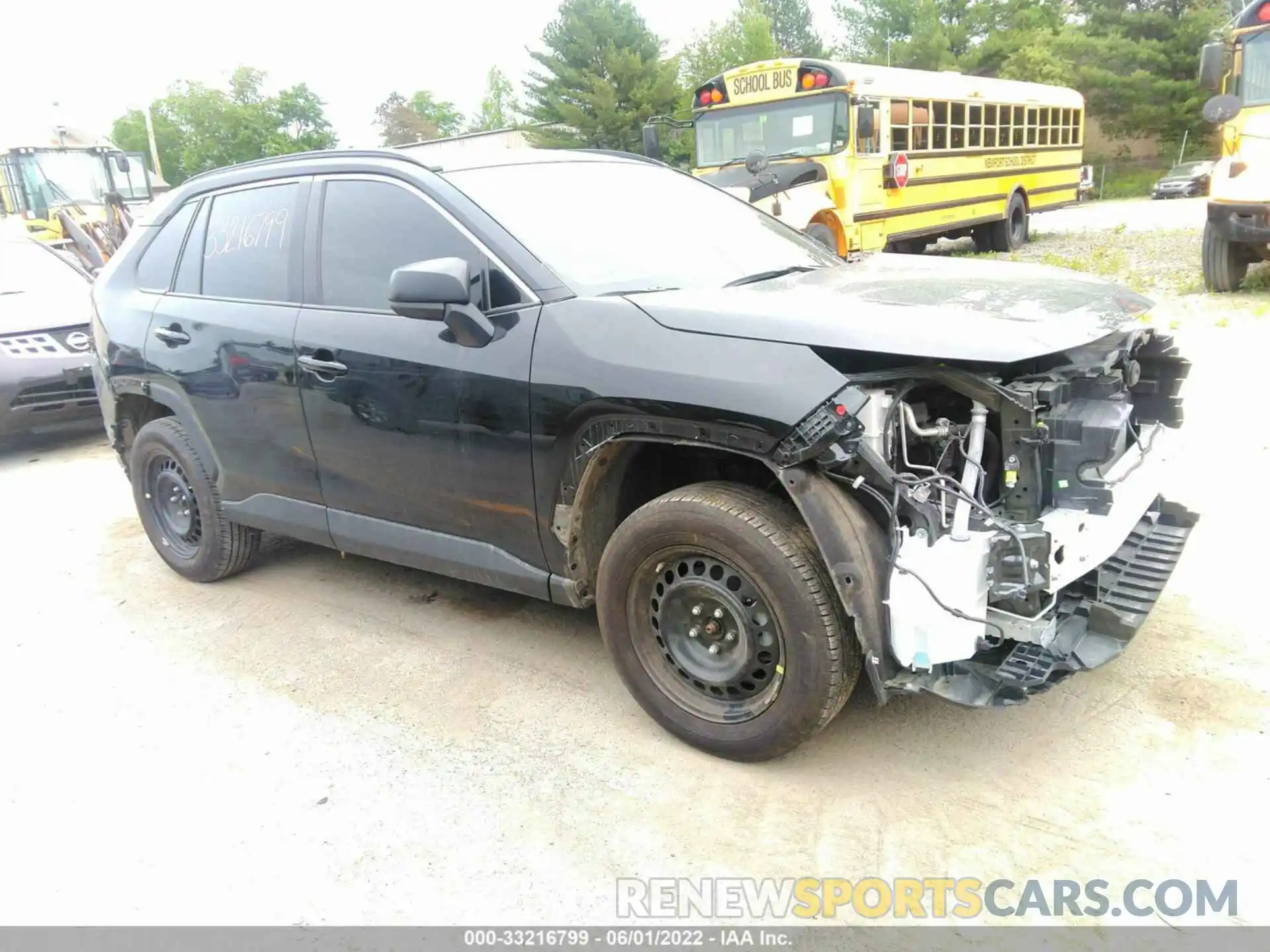 1 Photograph of a damaged car 2T3F1RFV7MC232046 TOYOTA RAV4 2021