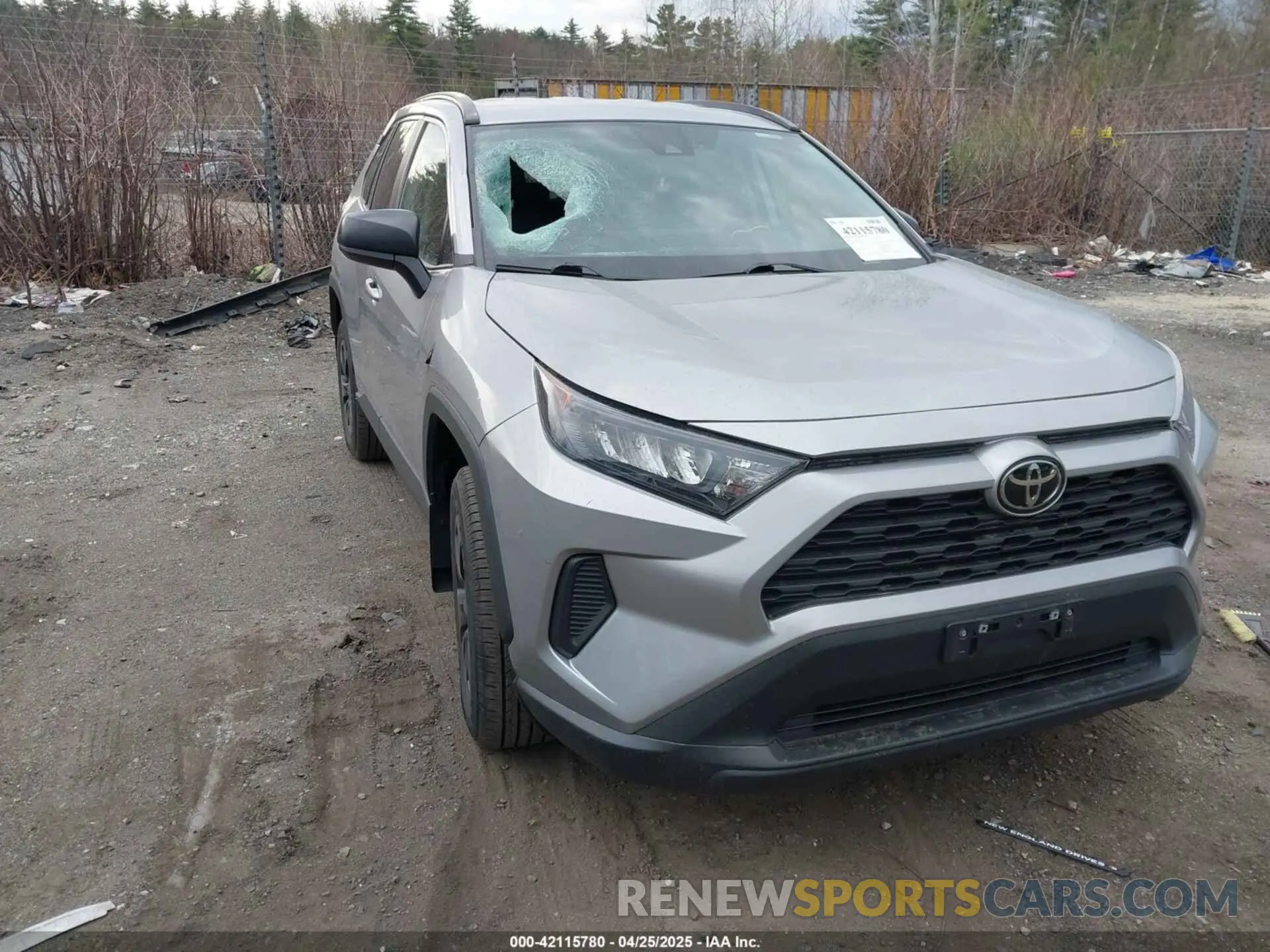 1 Photograph of a damaged car 2T3F1RFV7MC242074 TOYOTA RAV4 2021