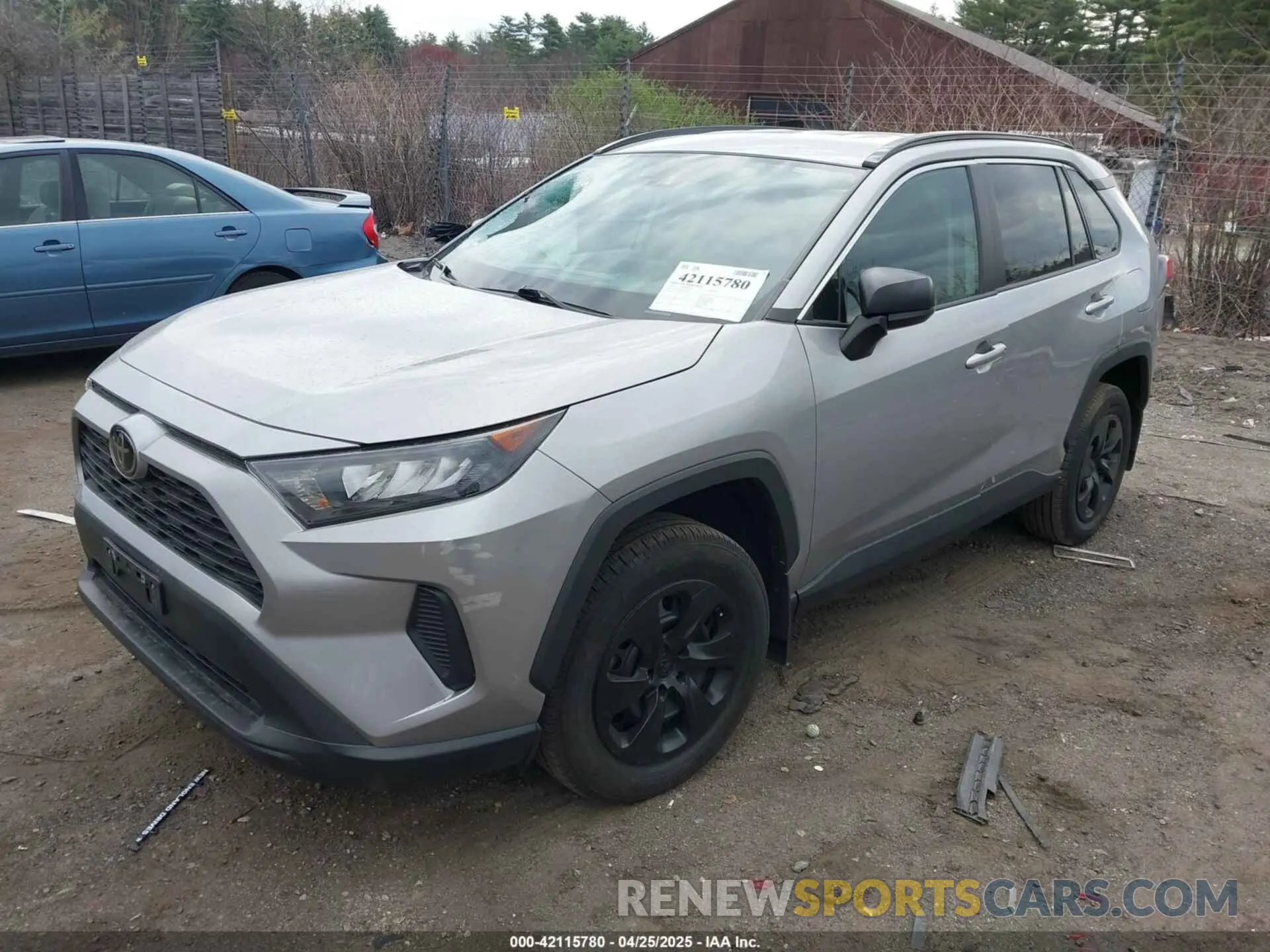 2 Photograph of a damaged car 2T3F1RFV7MC242074 TOYOTA RAV4 2021