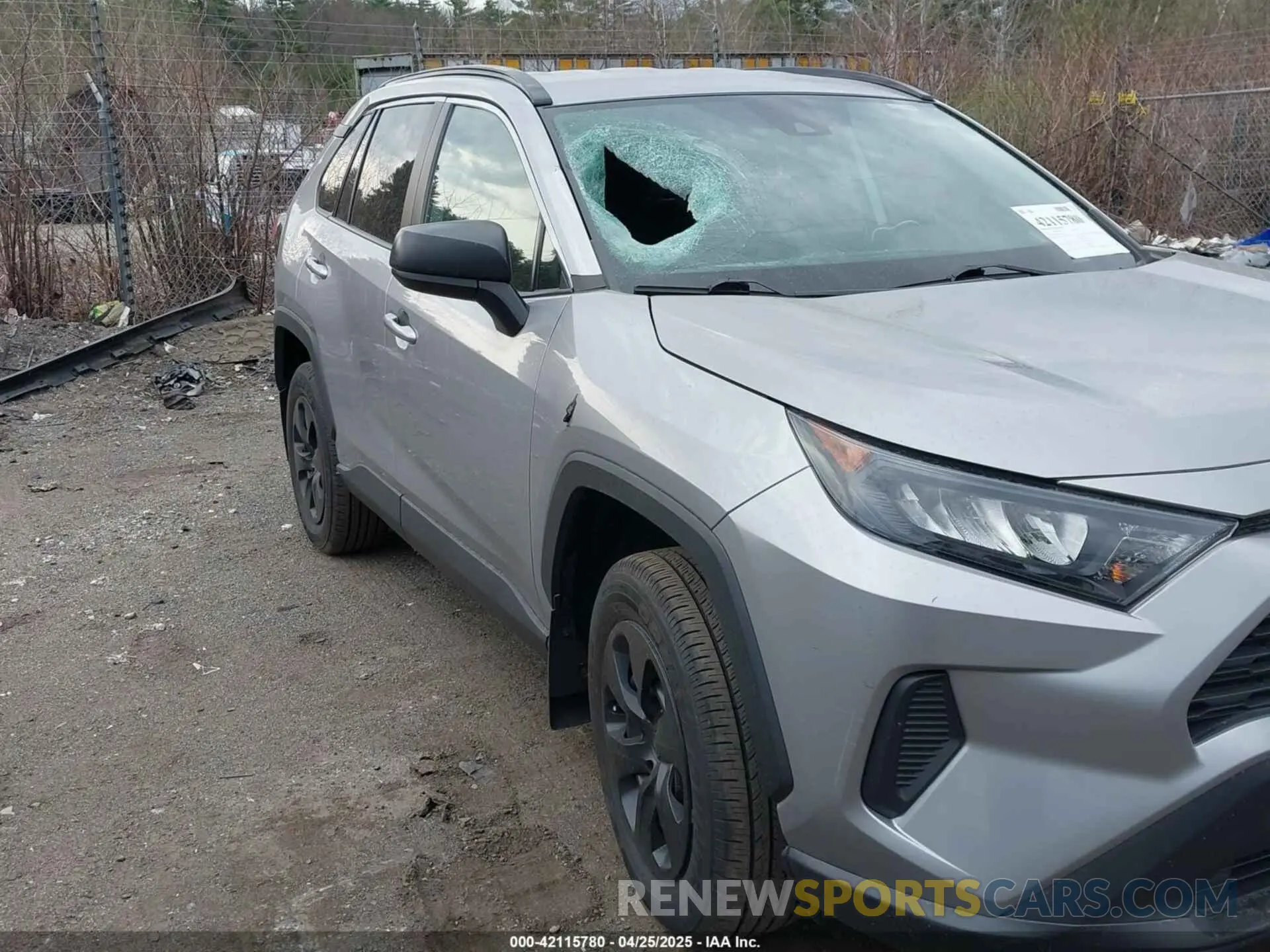 6 Photograph of a damaged car 2T3F1RFV7MC242074 TOYOTA RAV4 2021