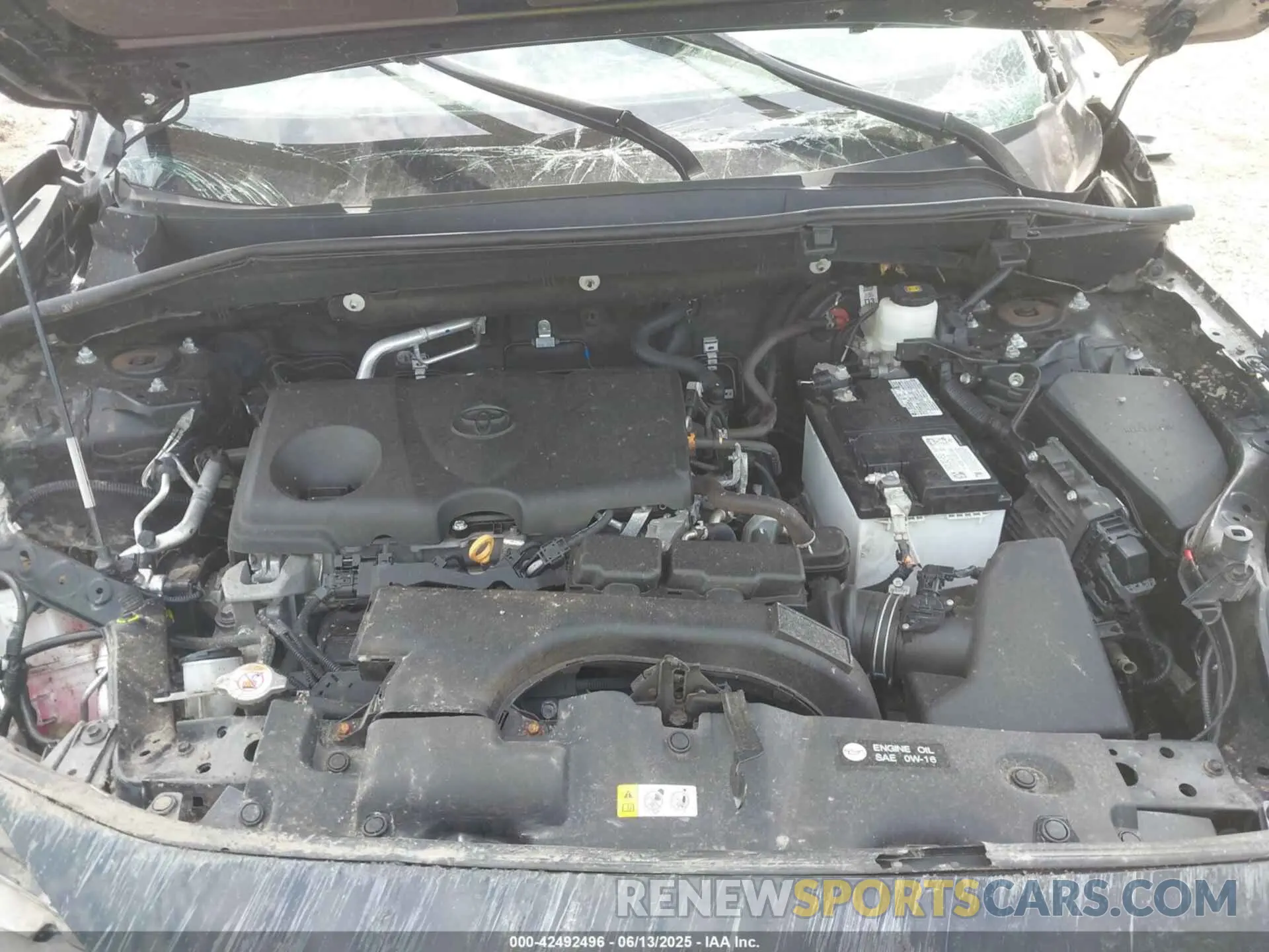 10 Photograph of a damaged car 2T3F1RFV7MC244066 TOYOTA RAV4 2021