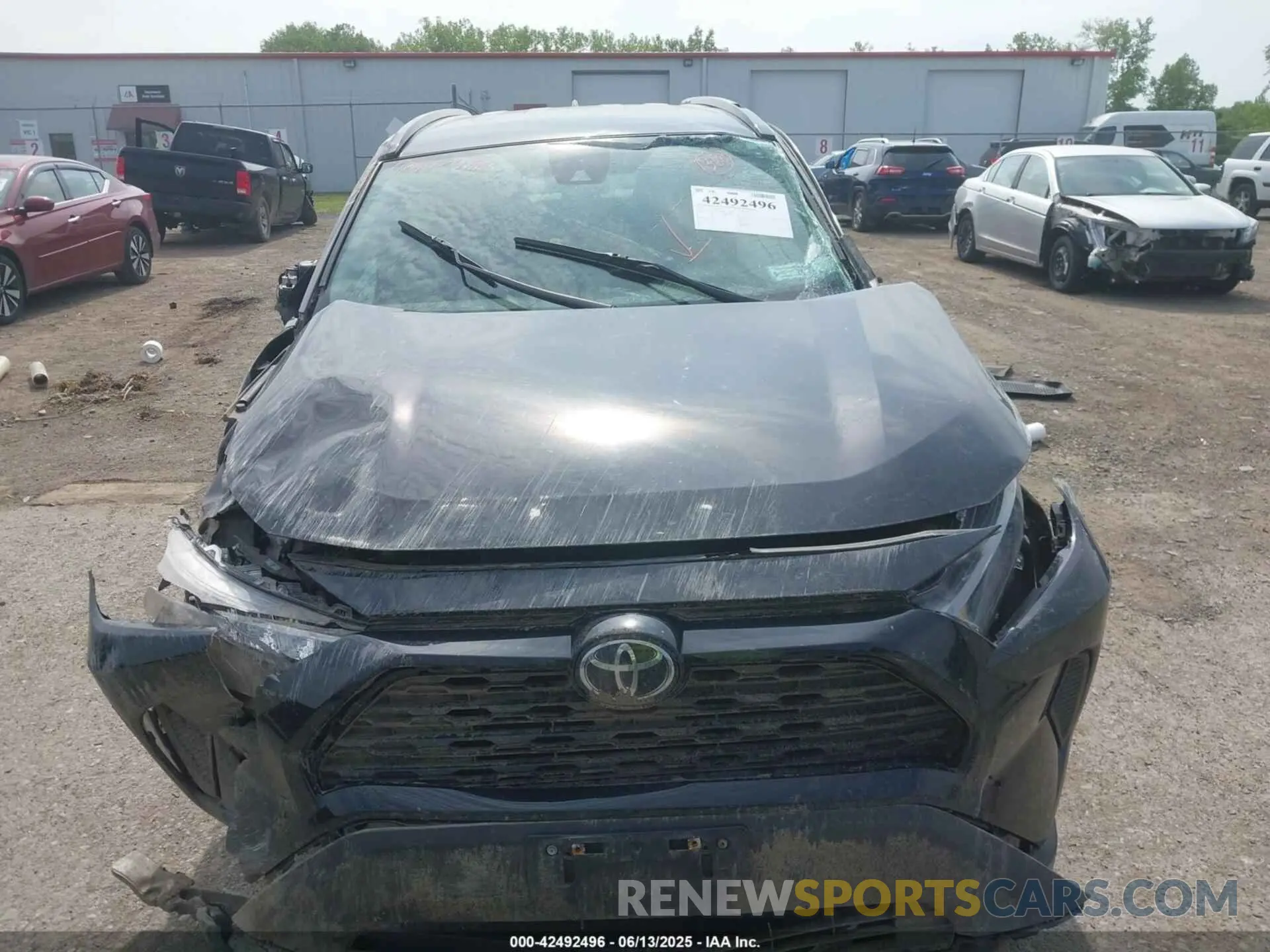12 Photograph of a damaged car 2T3F1RFV7MC244066 TOYOTA RAV4 2021
