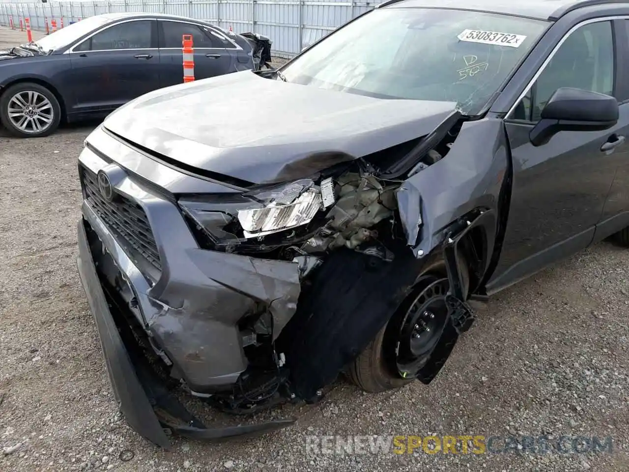 9 Photograph of a damaged car 2T3F1RFV7MC255827 TOYOTA RAV4 2021