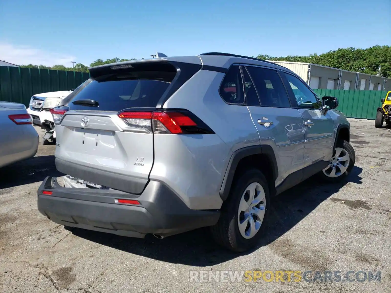 4 Photograph of a damaged car 2T3F1RFV7MW164569 TOYOTA RAV4 2021