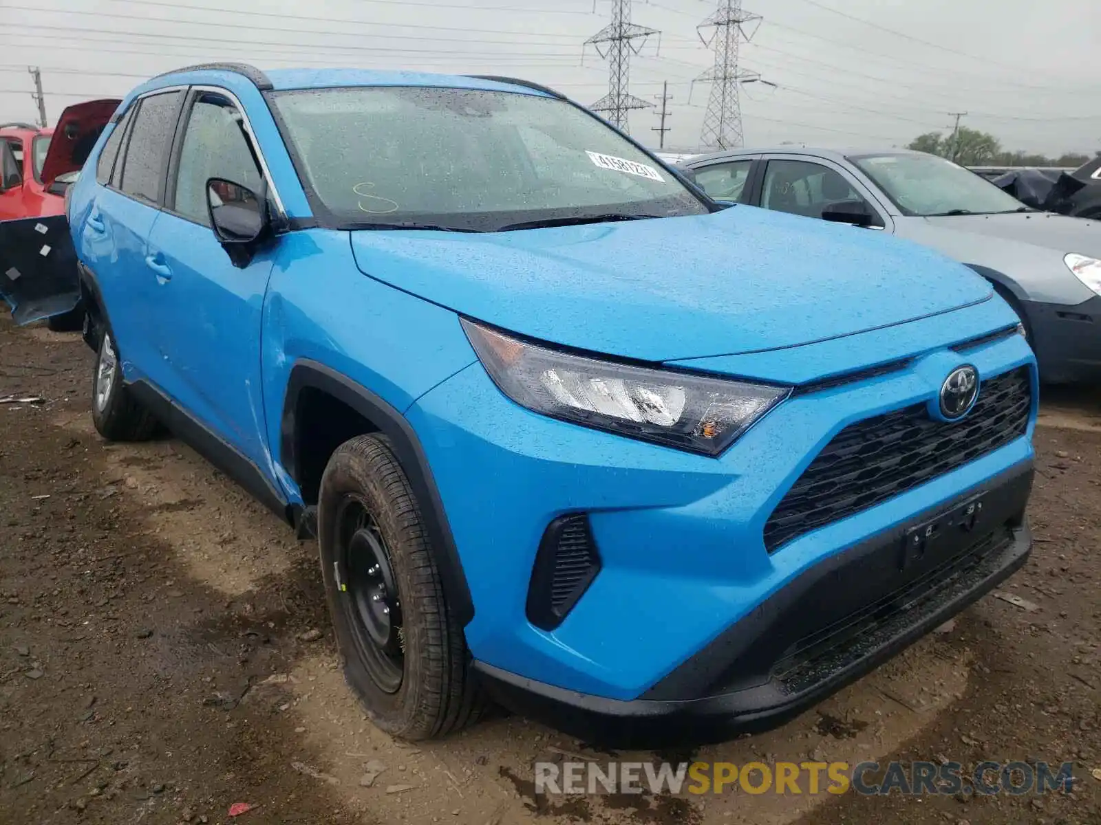 1 Photograph of a damaged car 2T3F1RFV7MW165267 TOYOTA RAV4 2021