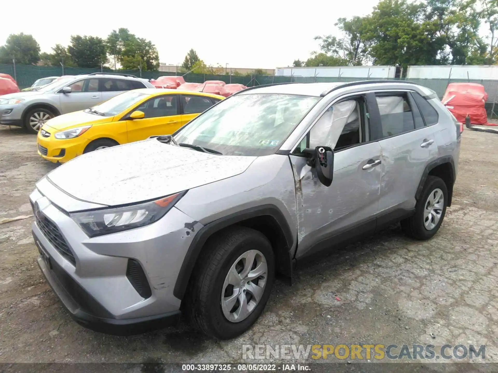 2 Photograph of a damaged car 2T3F1RFV7MW166936 TOYOTA RAV4 2021