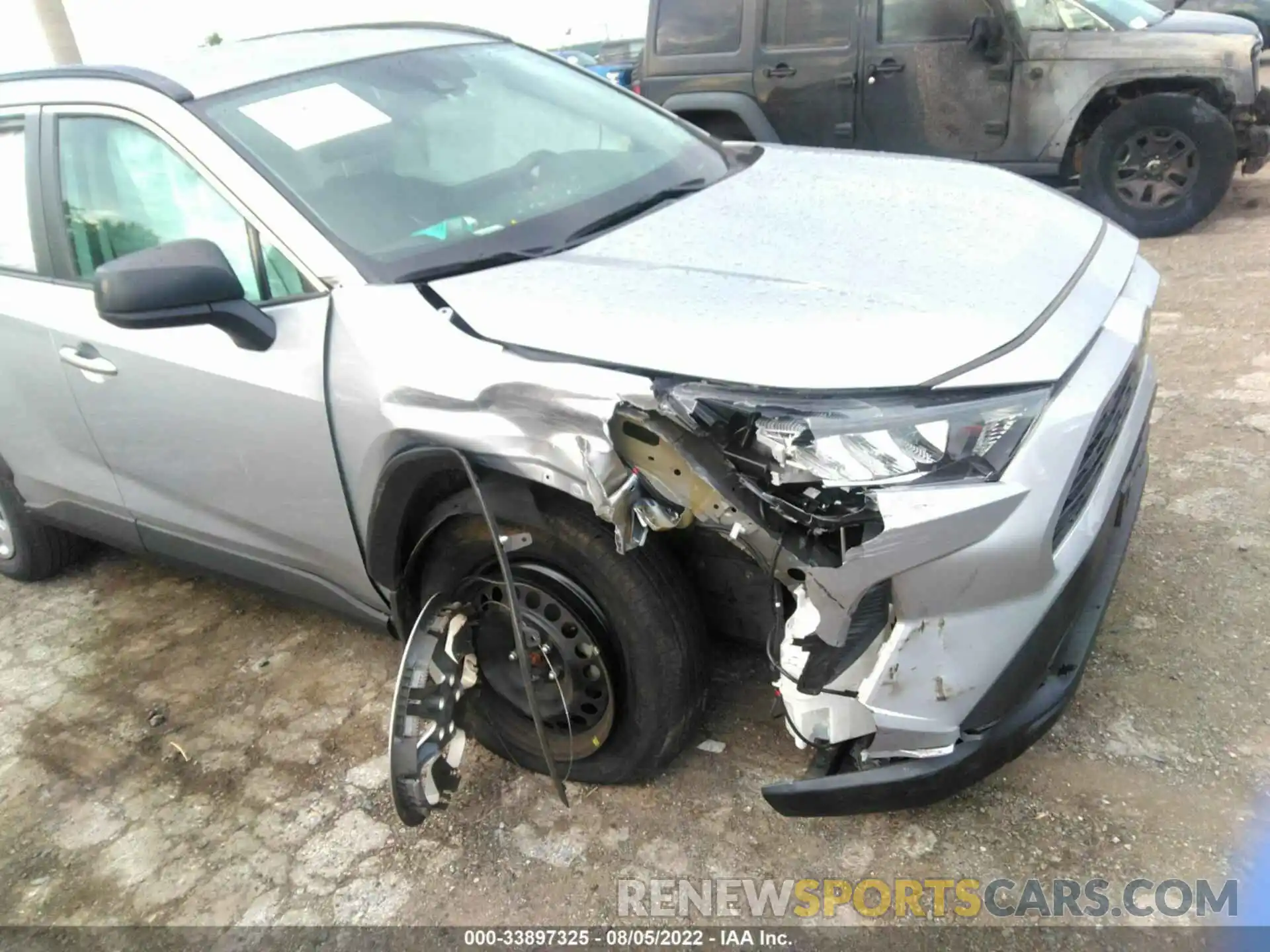 6 Photograph of a damaged car 2T3F1RFV7MW166936 TOYOTA RAV4 2021