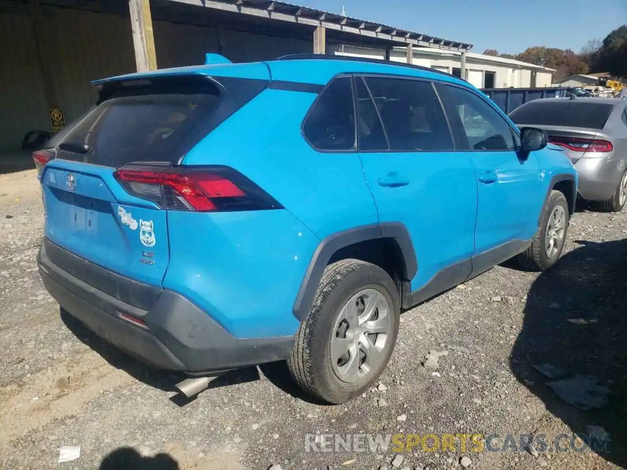 4 Photograph of a damaged car 2T3F1RFV7MW179539 TOYOTA RAV4 2021