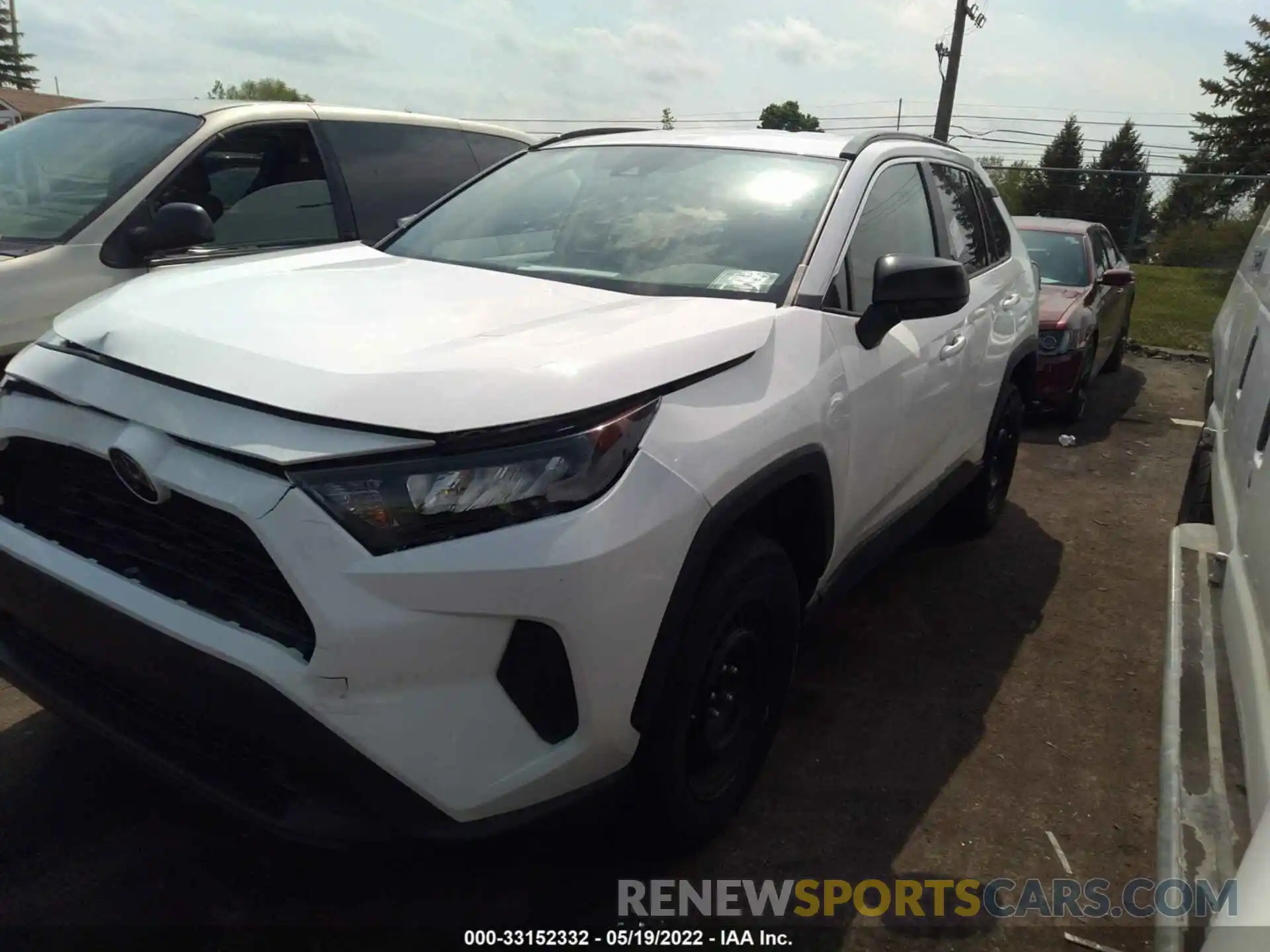 2 Photograph of a damaged car 2T3F1RFV7MW186488 TOYOTA RAV4 2021