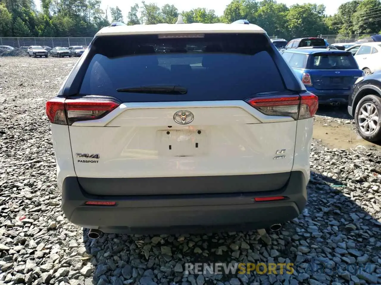 6 Photograph of a damaged car 2T3F1RFV7MW206769 TOYOTA RAV4 2021