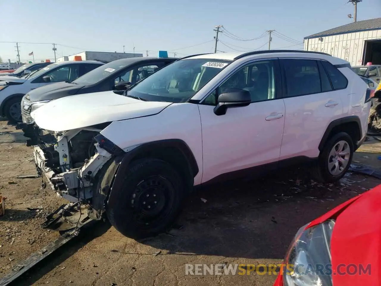 1 Photograph of a damaged car 2T3F1RFV8MC207513 TOYOTA RAV4 2021