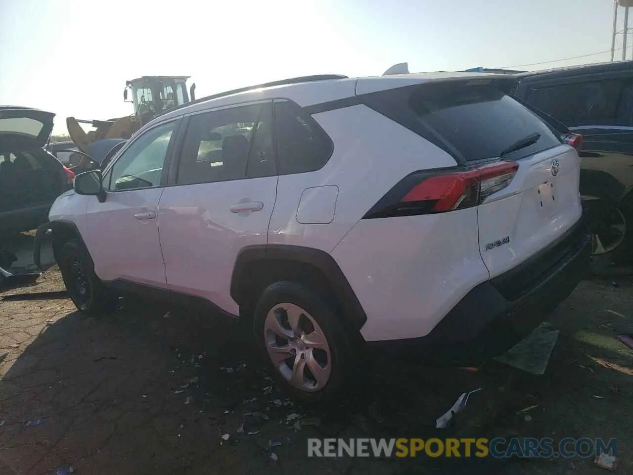2 Photograph of a damaged car 2T3F1RFV8MC207513 TOYOTA RAV4 2021