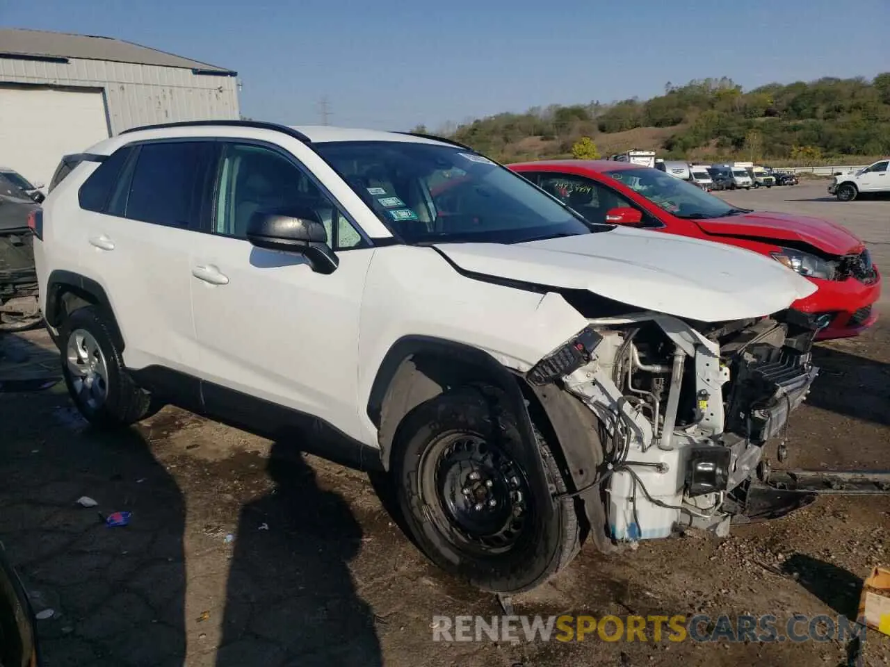 4 Photograph of a damaged car 2T3F1RFV8MC207513 TOYOTA RAV4 2021