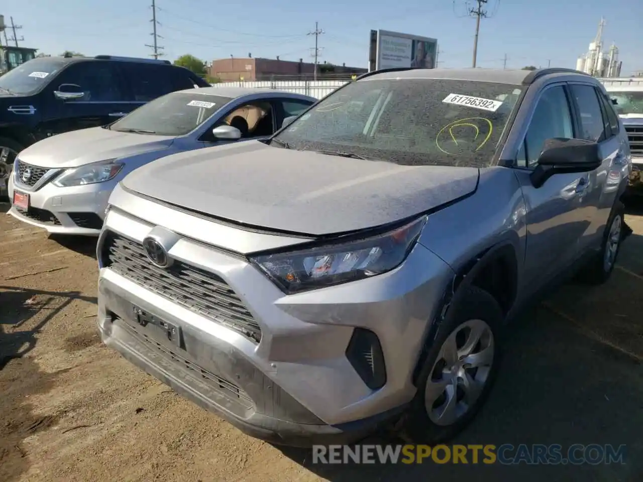 2 Photograph of a damaged car 2T3F1RFV8MC208581 TOYOTA RAV4 2021