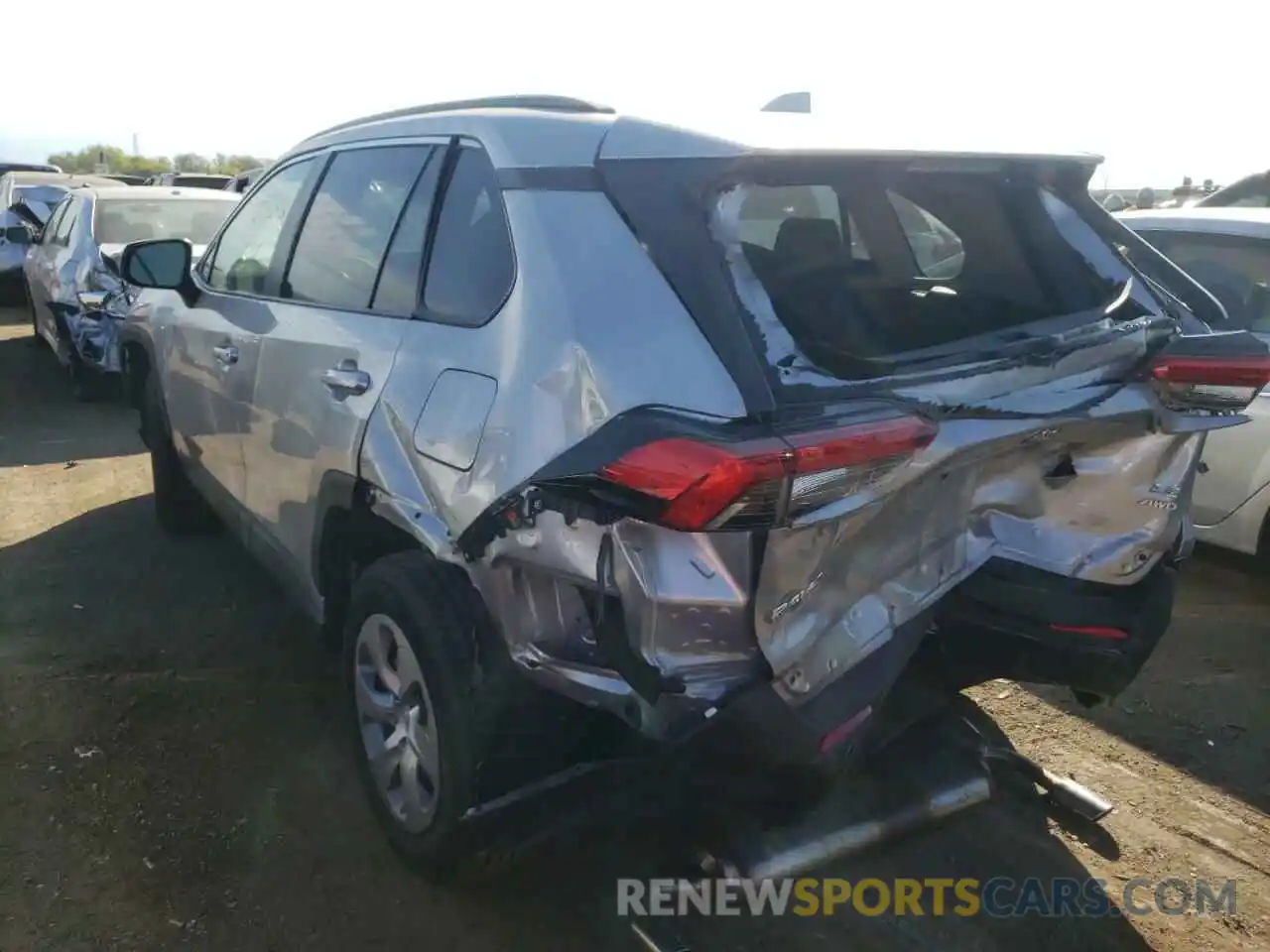 3 Photograph of a damaged car 2T3F1RFV8MC208581 TOYOTA RAV4 2021