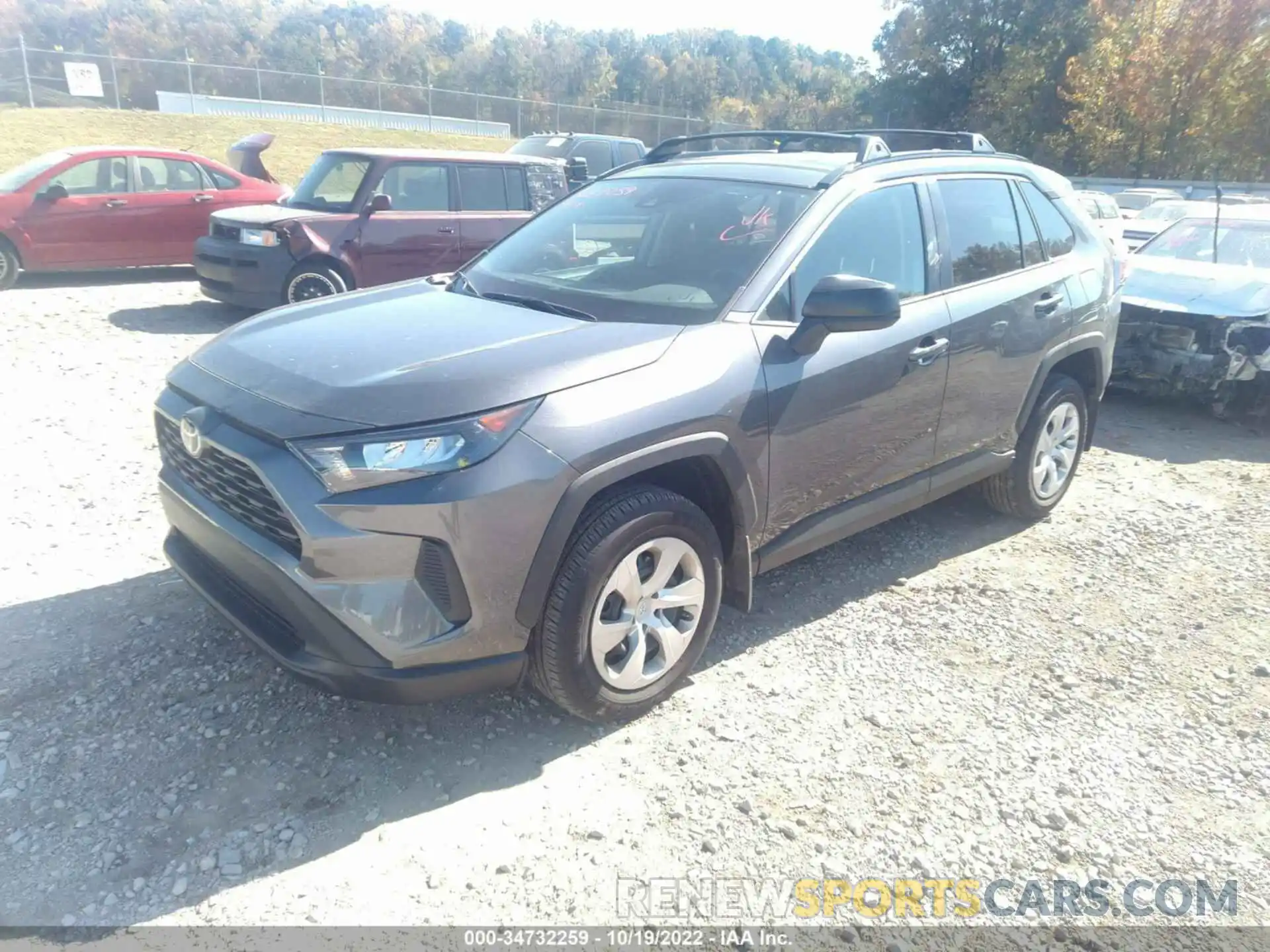 2 Photograph of a damaged car 2T3F1RFV8MC246750 TOYOTA RAV4 2021