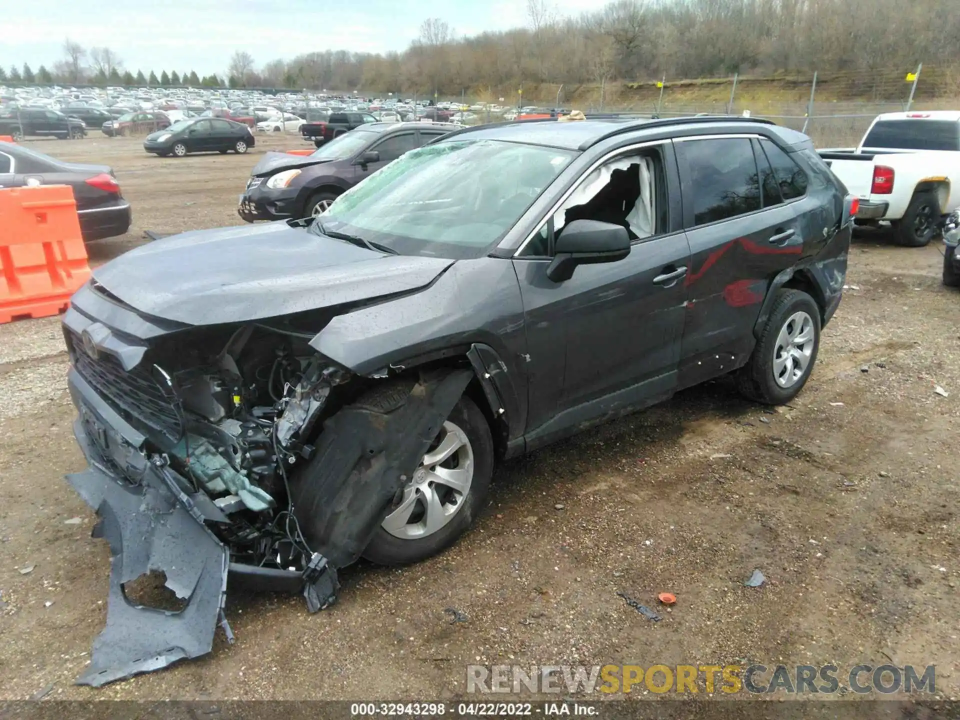 2 Photograph of a damaged car 2T3F1RFV8MW144900 TOYOTA RAV4 2021