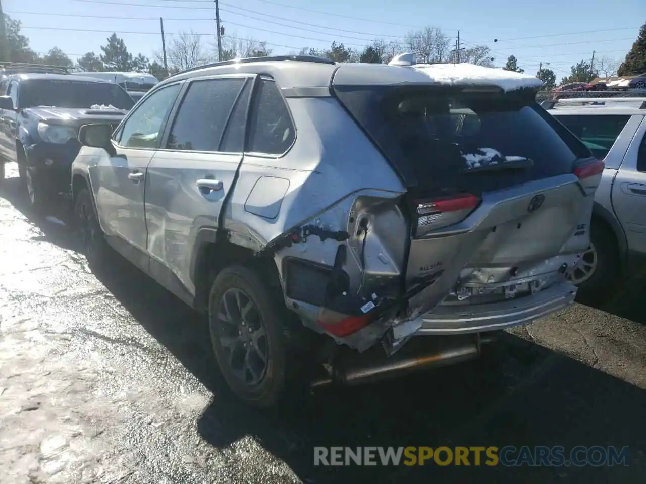 3 Photograph of a damaged car 2T3F1RFV8MW179579 TOYOTA RAV4 2021