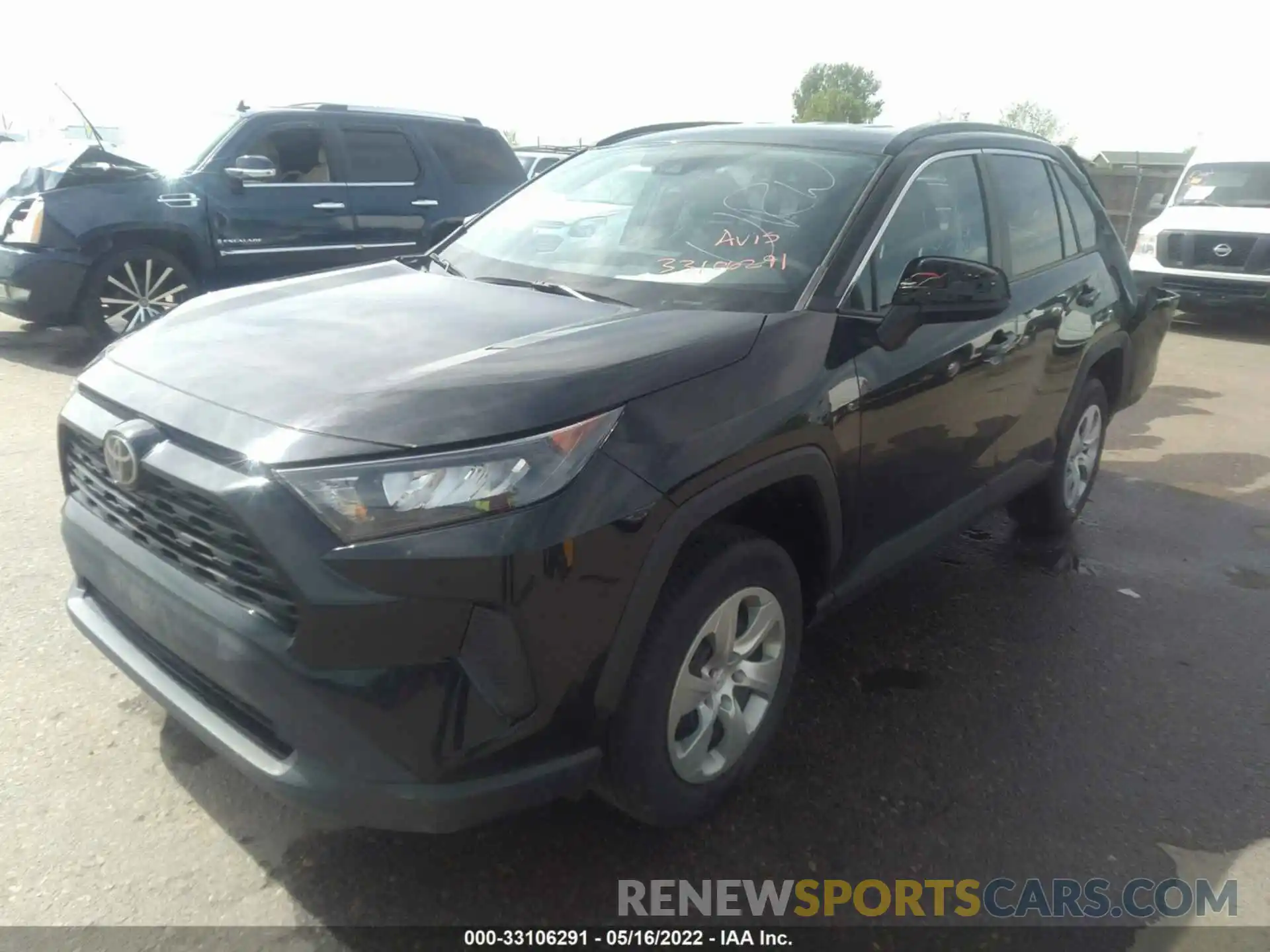 2 Photograph of a damaged car 2T3F1RFV8MW184779 TOYOTA RAV4 2021