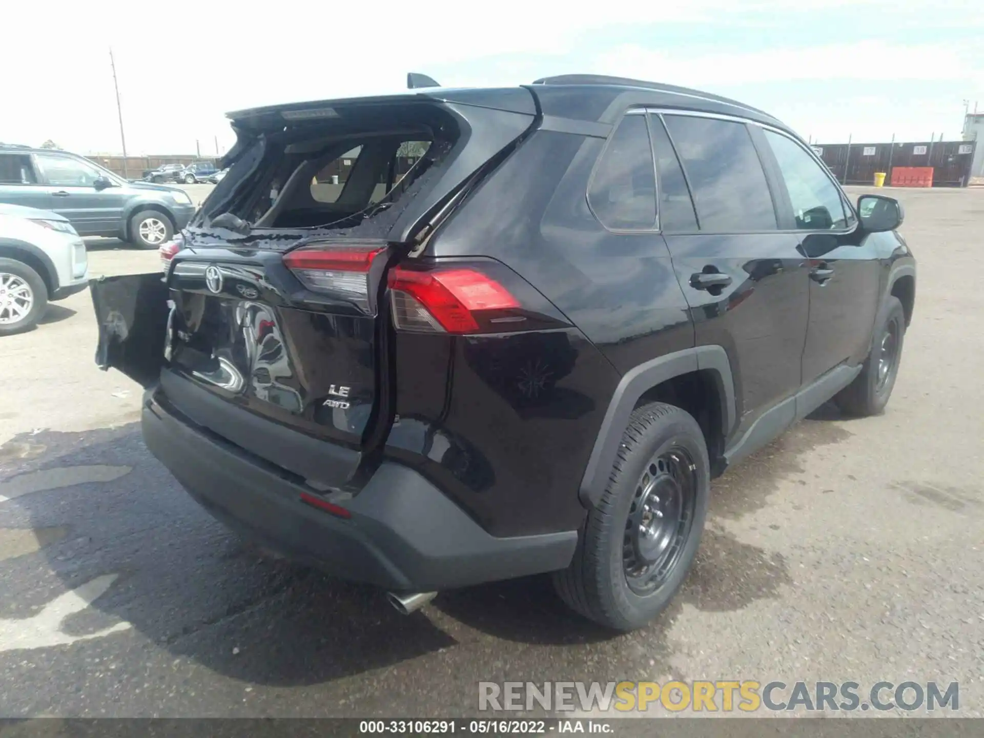 4 Photograph of a damaged car 2T3F1RFV8MW184779 TOYOTA RAV4 2021