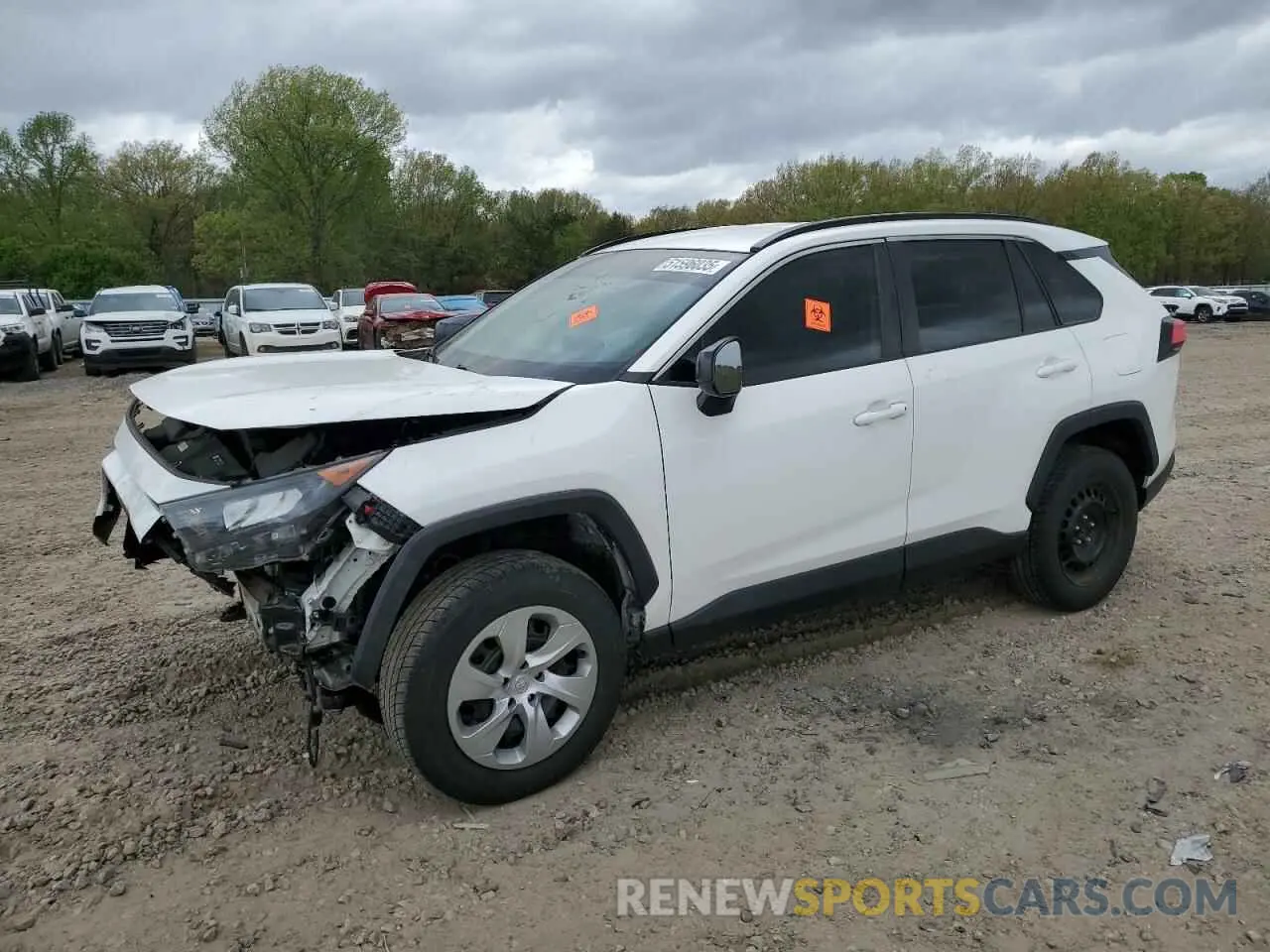 1 Photograph of a damaged car 2T3F1RFV8MW187147 TOYOTA RAV4 2021