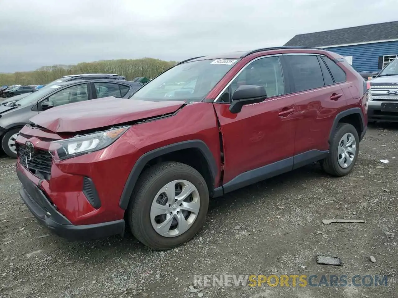 1 Photograph of a damaged car 2T3F1RFV8MW190940 TOYOTA RAV4 2021