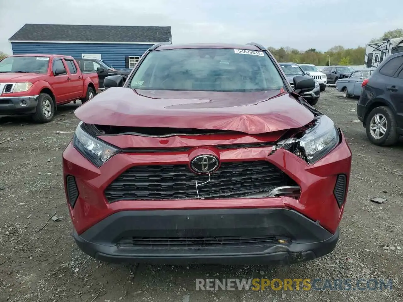 5 Photograph of a damaged car 2T3F1RFV8MW190940 TOYOTA RAV4 2021