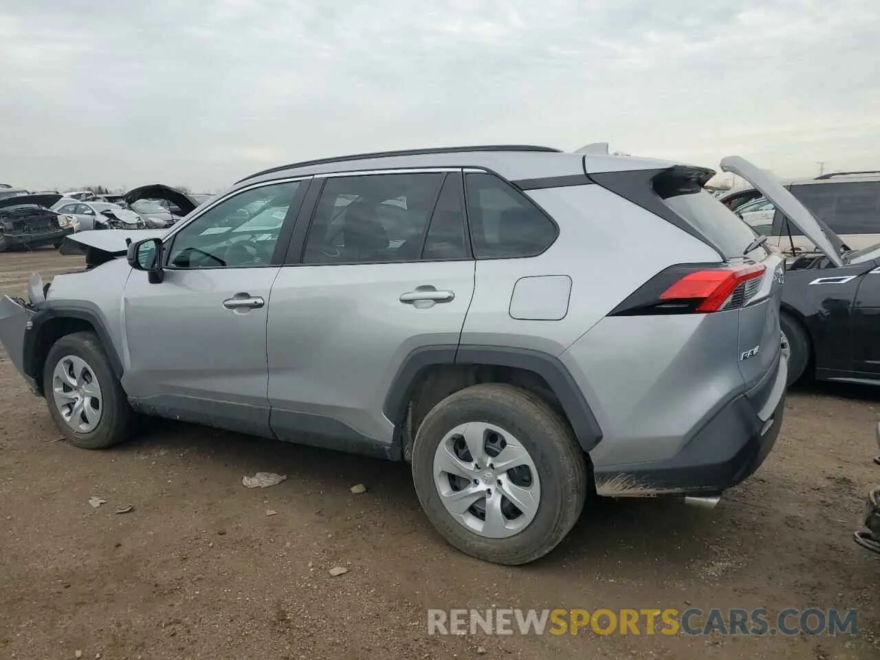 2 Photograph of a damaged car 2T3F1RFV8MW193370 TOYOTA RAV4 2021