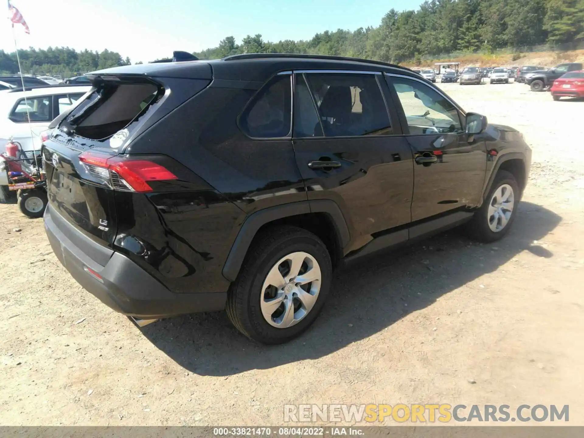 4 Photograph of a damaged car 2T3F1RFV9MC183187 TOYOTA RAV4 2021