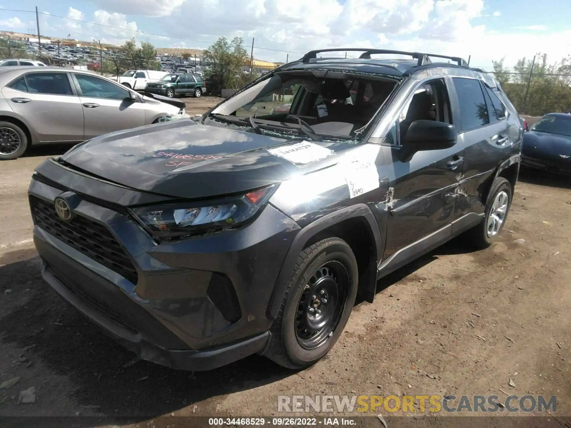 2 Photograph of a damaged car 2T3F1RFV9MC211005 TOYOTA RAV4 2021