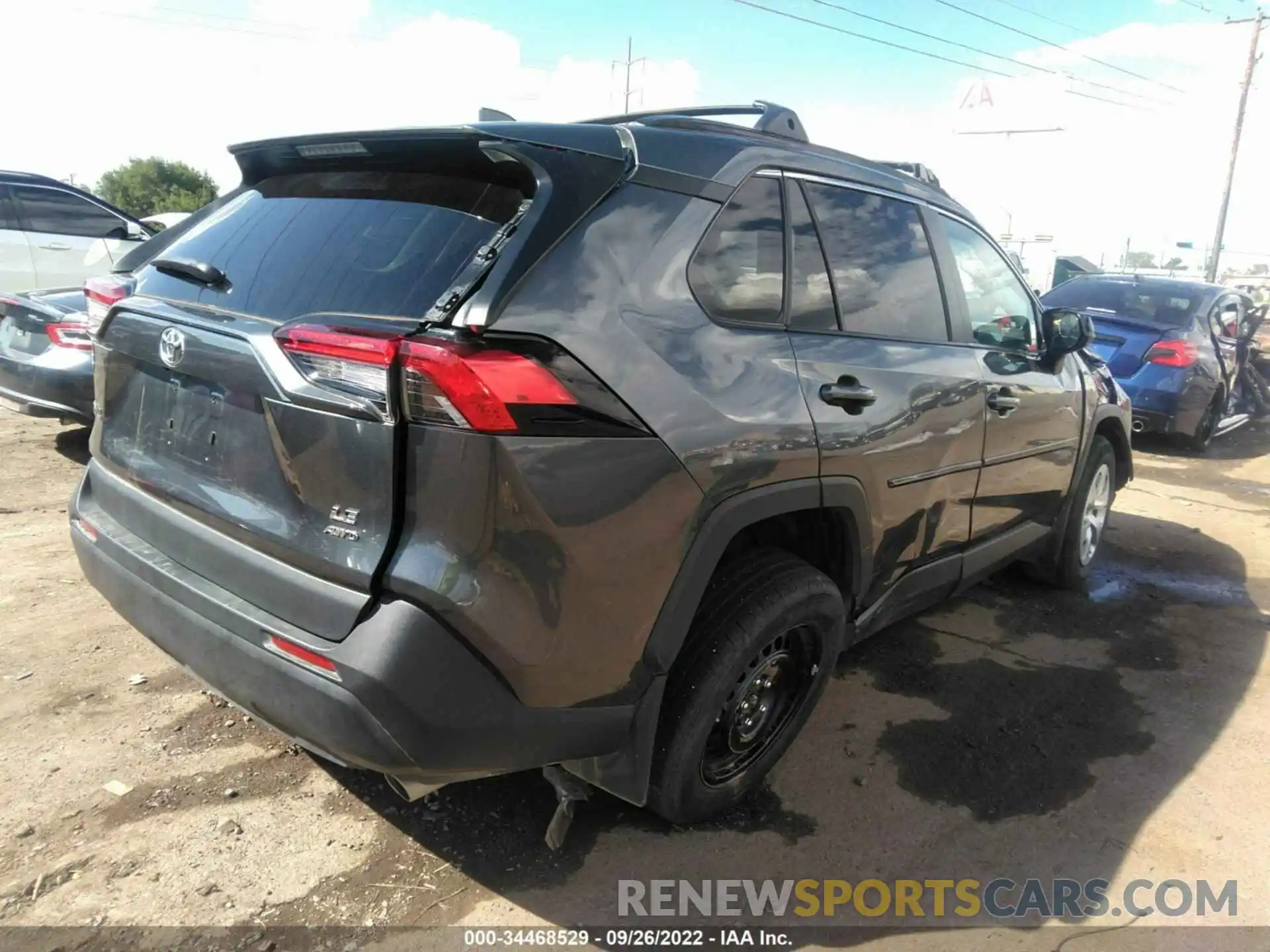 4 Photograph of a damaged car 2T3F1RFV9MC211005 TOYOTA RAV4 2021