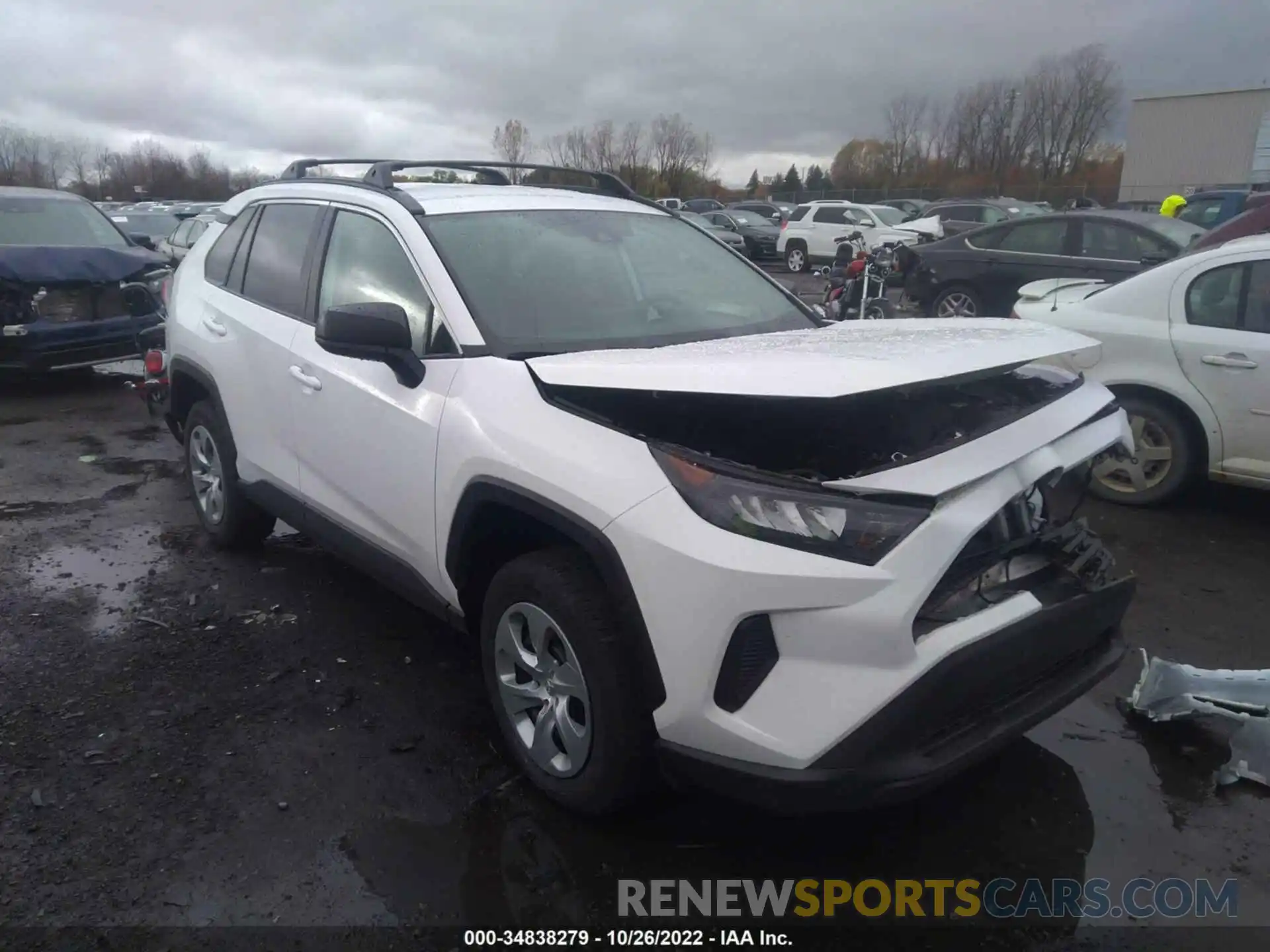 1 Photograph of a damaged car 2T3F1RFV9MC218228 TOYOTA RAV4 2021